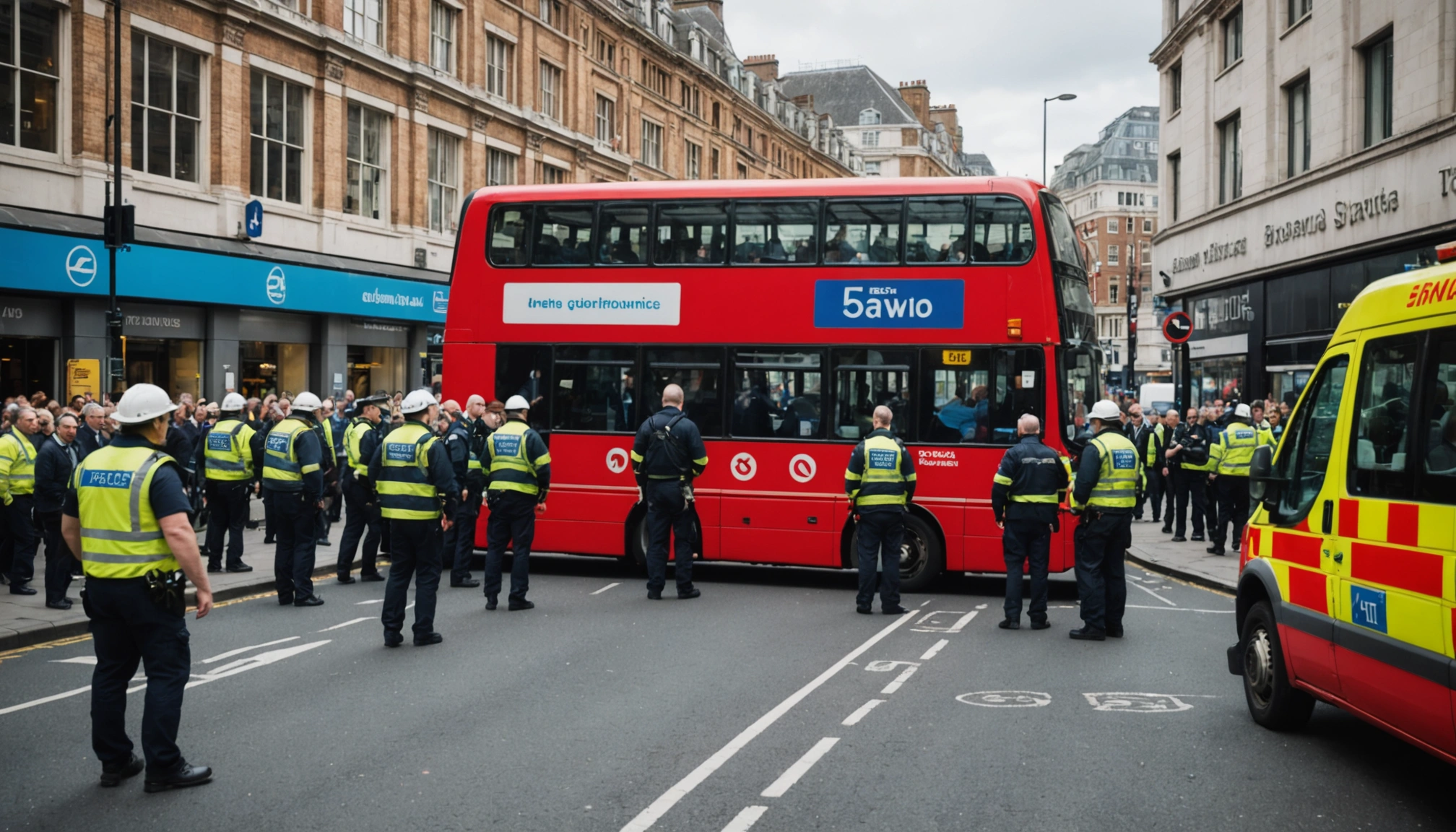 Busulykke ved London Victoria station sårede mindst 17 personer