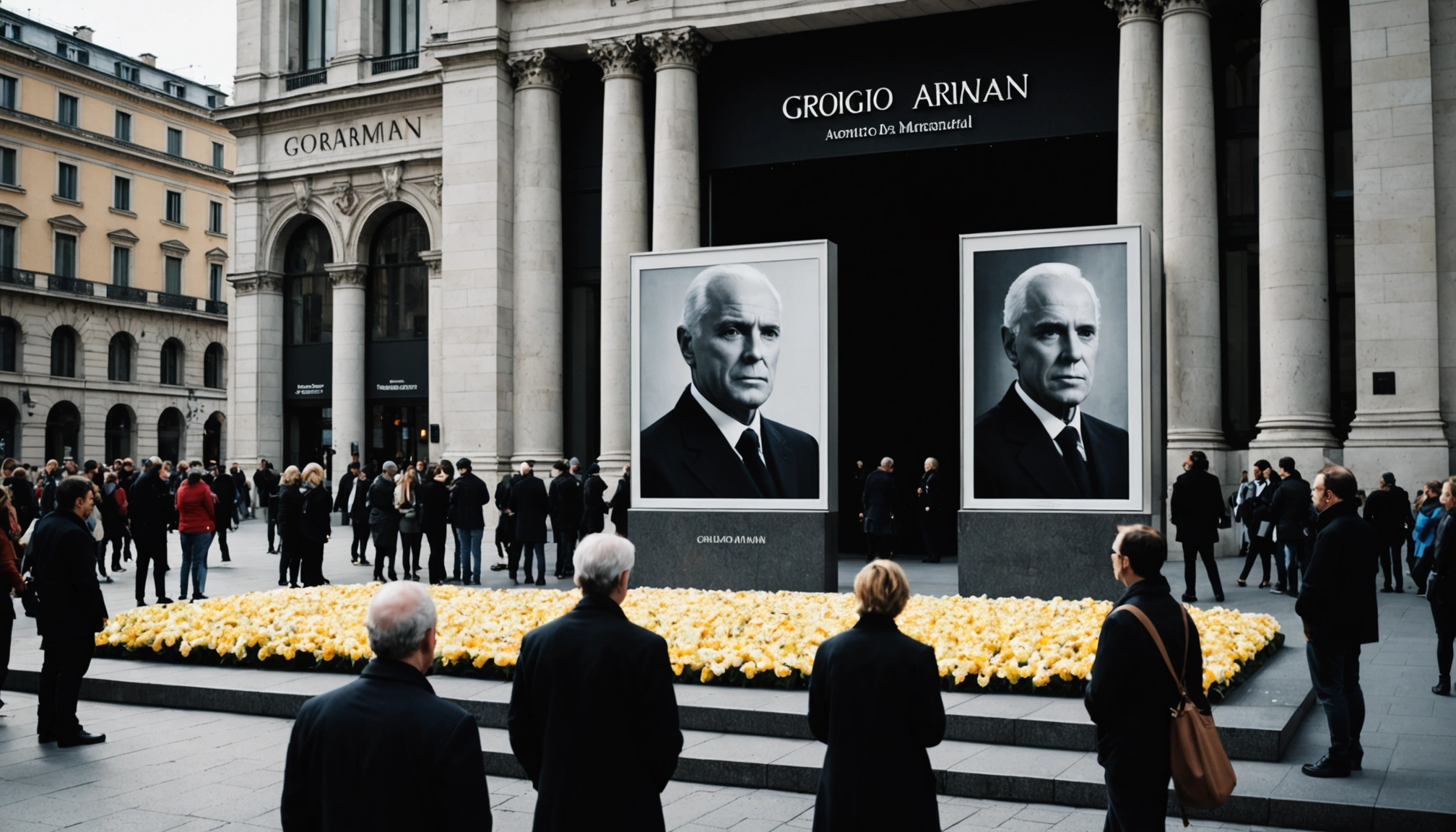 Milano samles for at hylde modeikonet Giorgio Armani