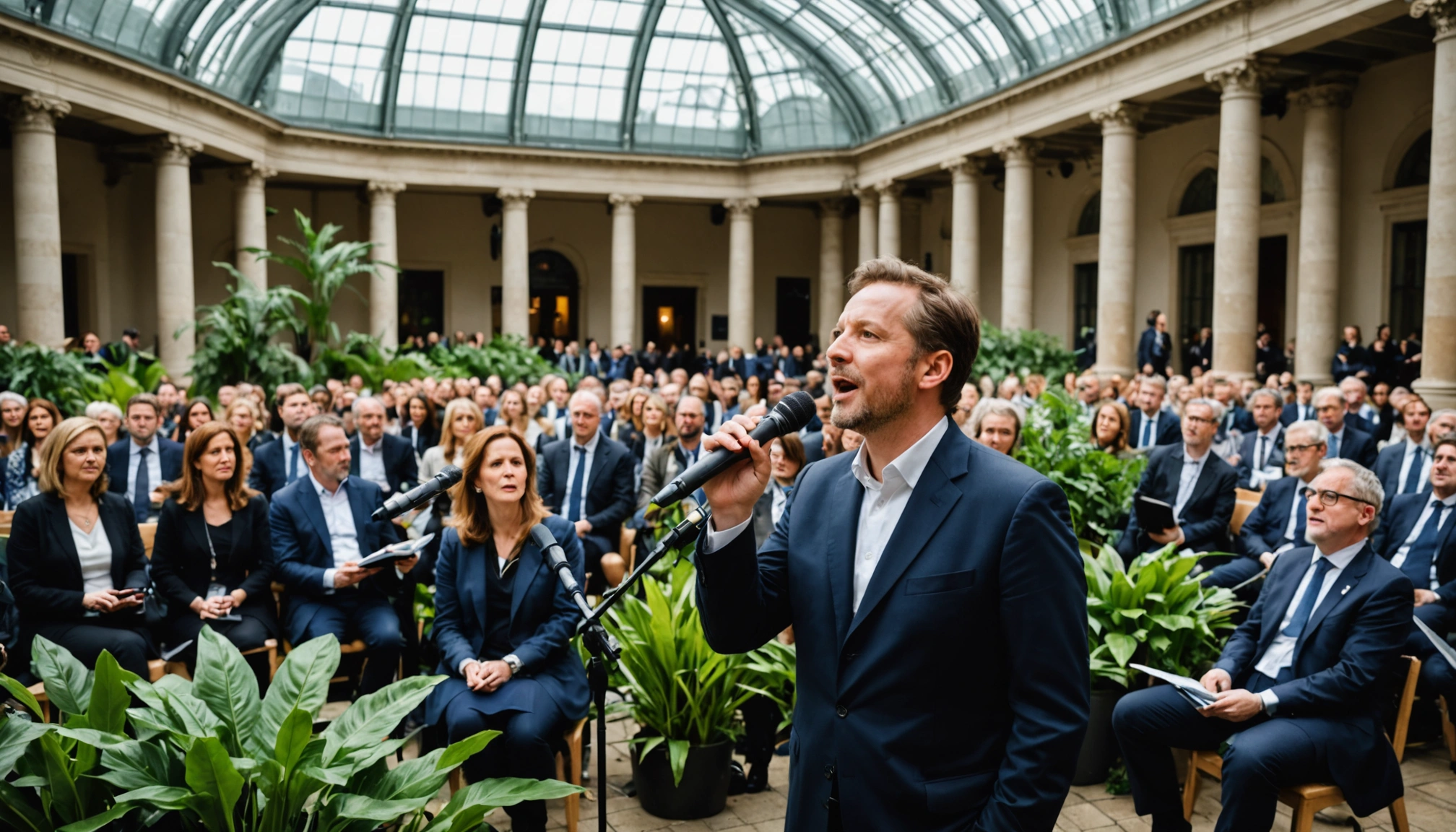 DR Pigekoret sang for EU-ministre på Glyptoteket