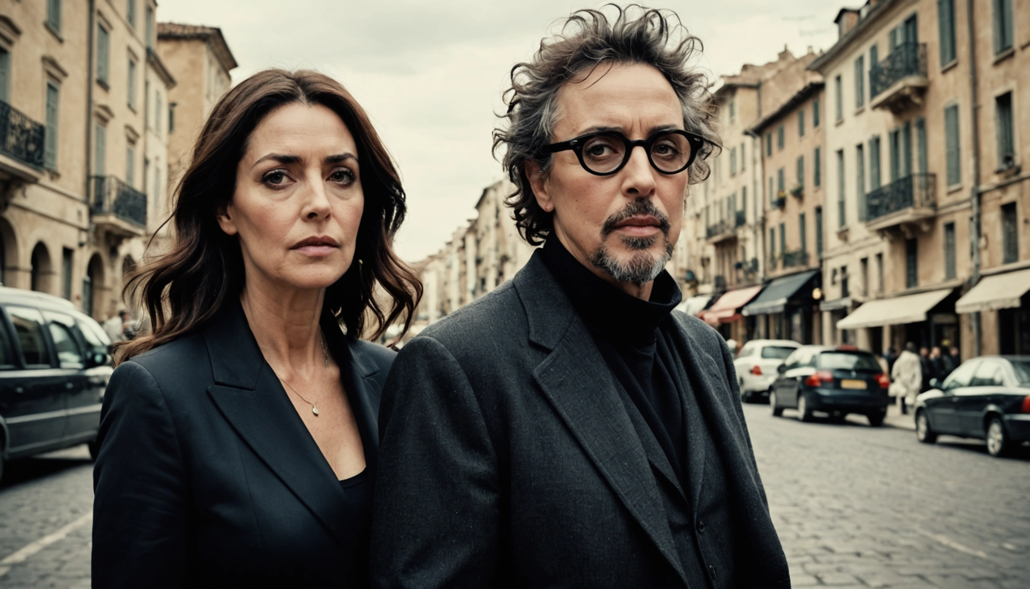 Tim Burton og Monica Bellucci går hver til sit