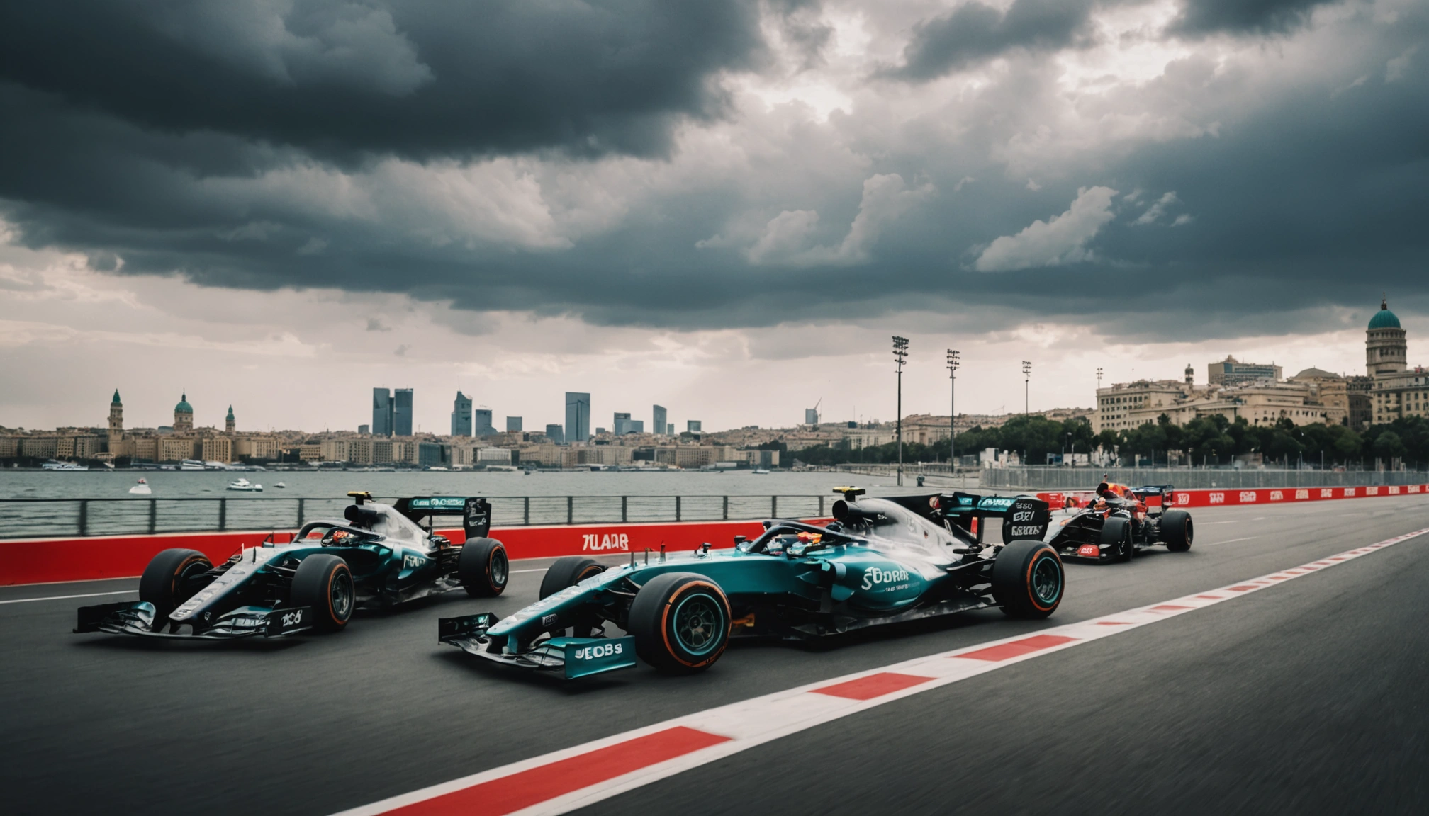 Live updates from the F1 Azerbaijan GP: Wind challenges and track action