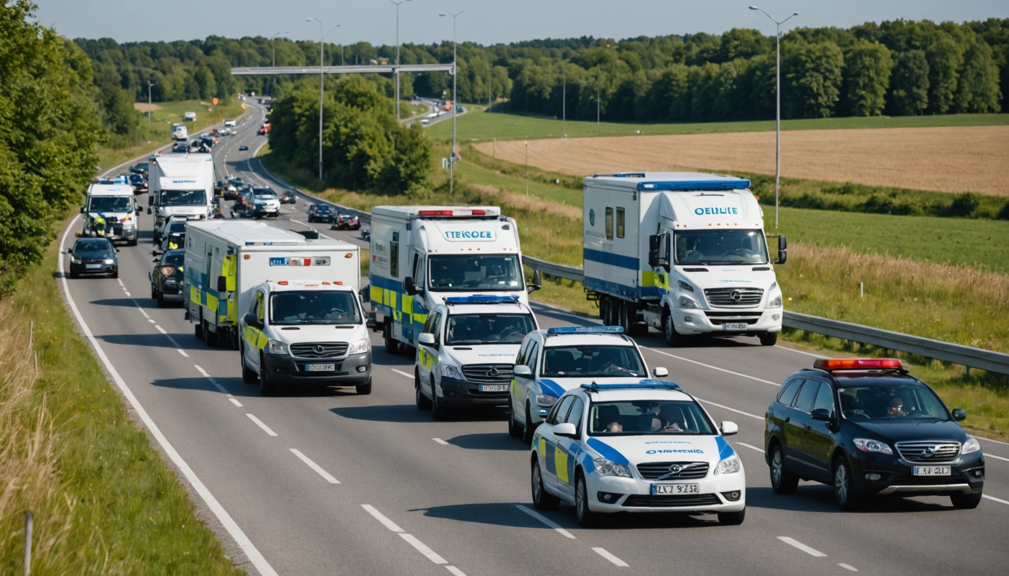 Uheld på E45 skaber store trafikale udfordringer mod Vejle