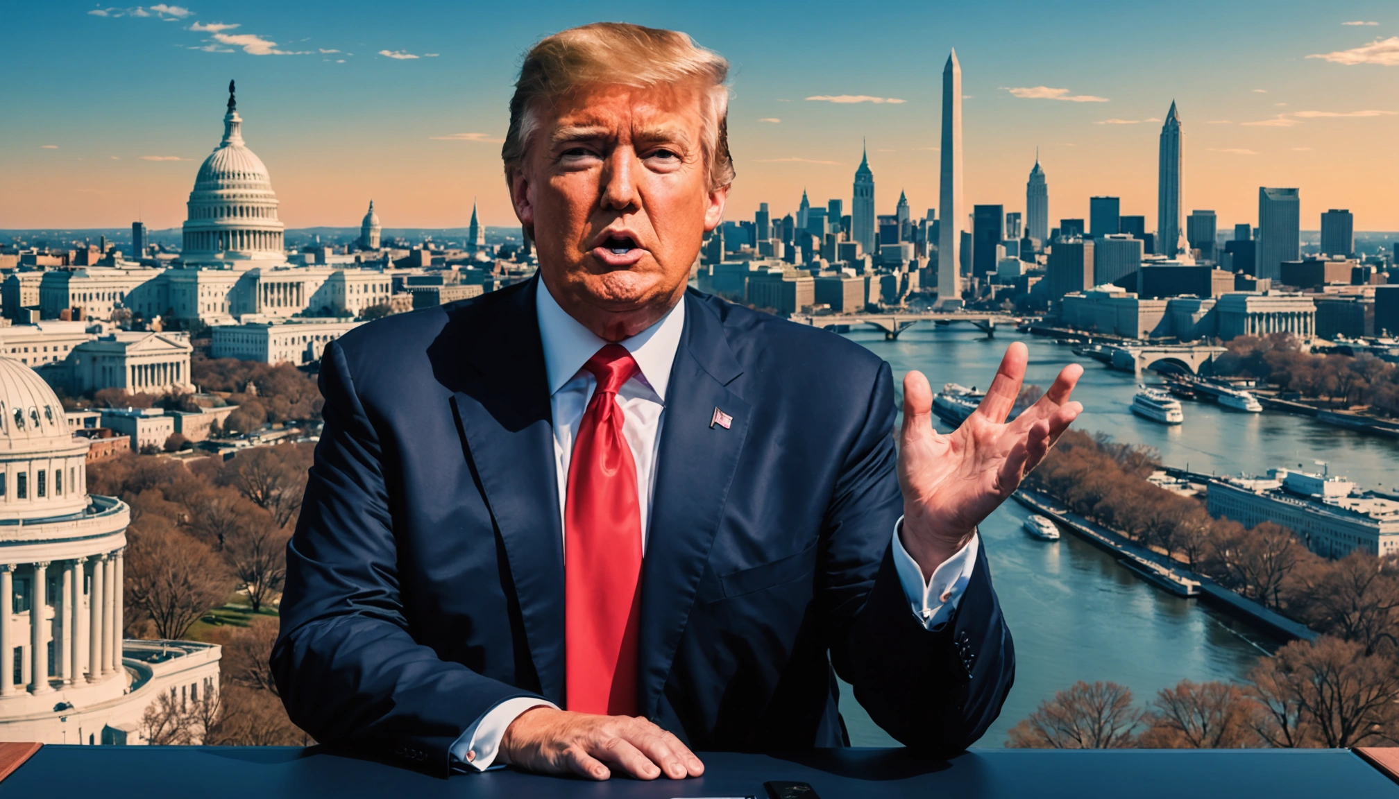 Trump truer med national krisetilstand over Washington D.C.-strid