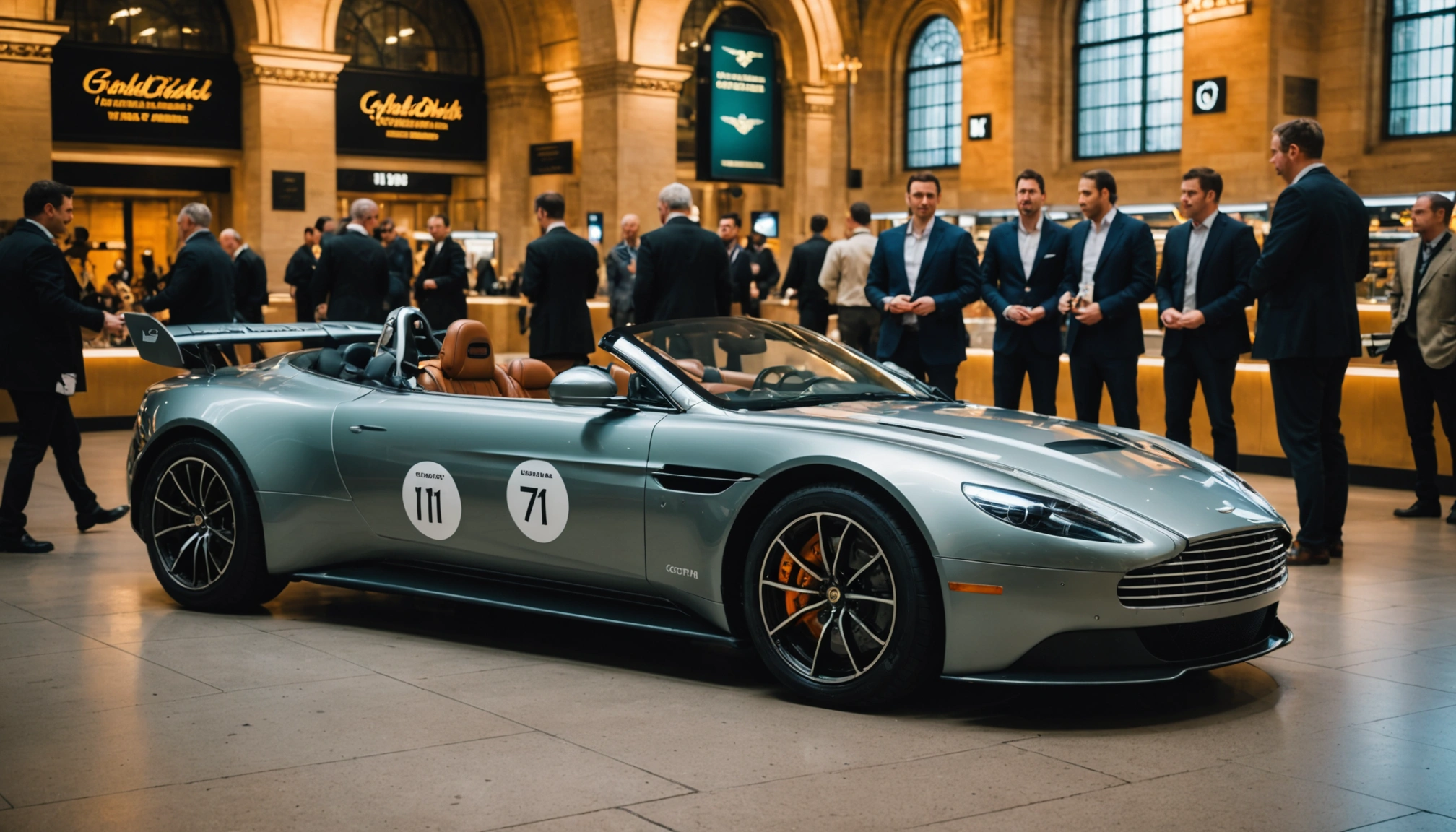 Aston Martin and Glenfiddich's F1 Pop-Up At New York's Grand Central Terminal