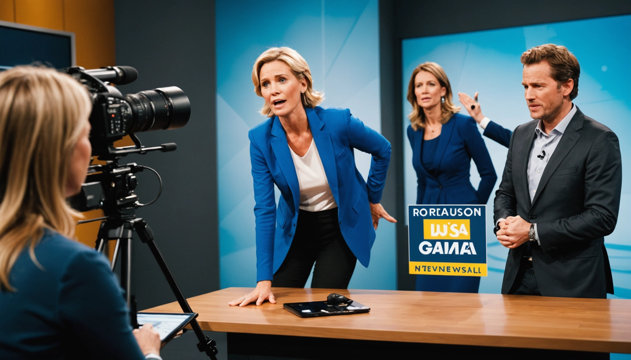 Svensk tv-gæst faldt om under liveudsendelse