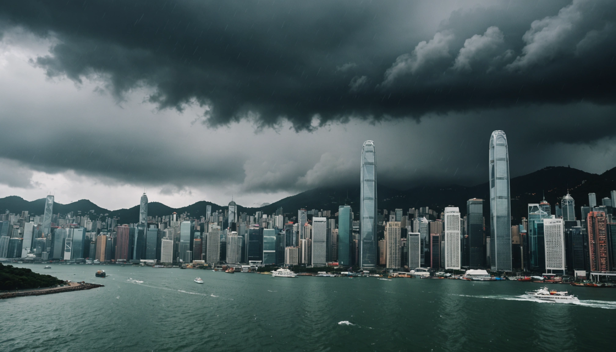 Supertyfonen Ragasa truer Hongkong med voldsomt vejr