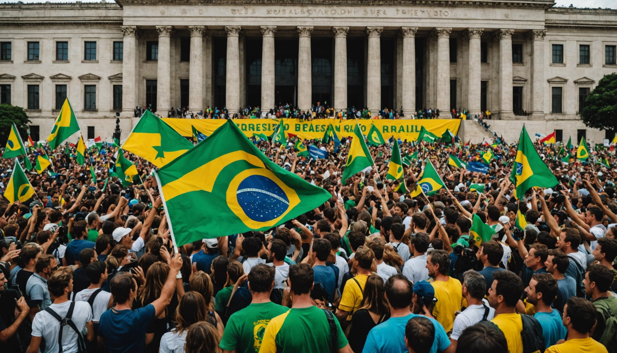 Stormen på Brasiliens kongres: Bolsonaro-tilhængere i opstand