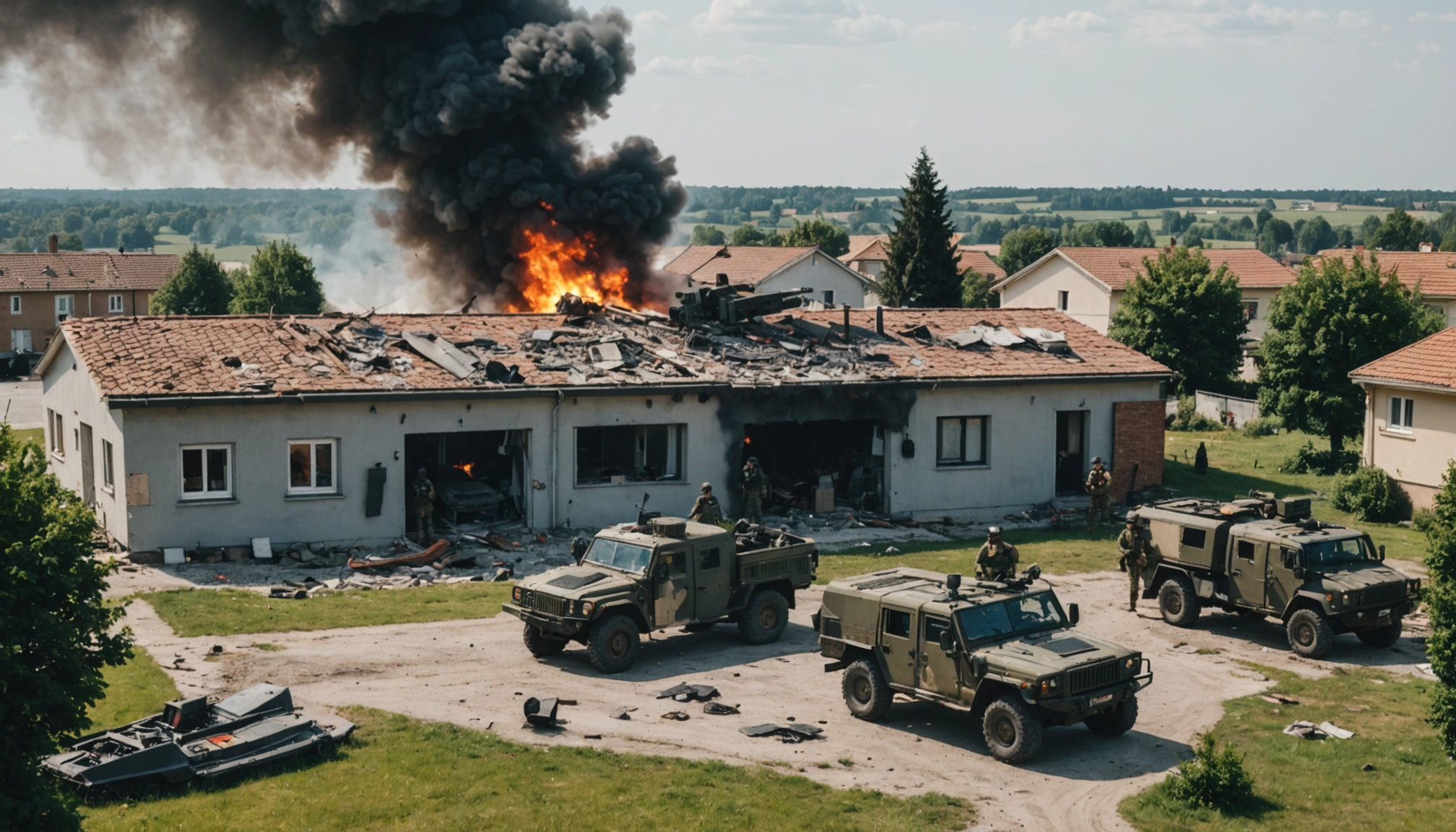 Polsk missil skader hus under droneangreb i Polen