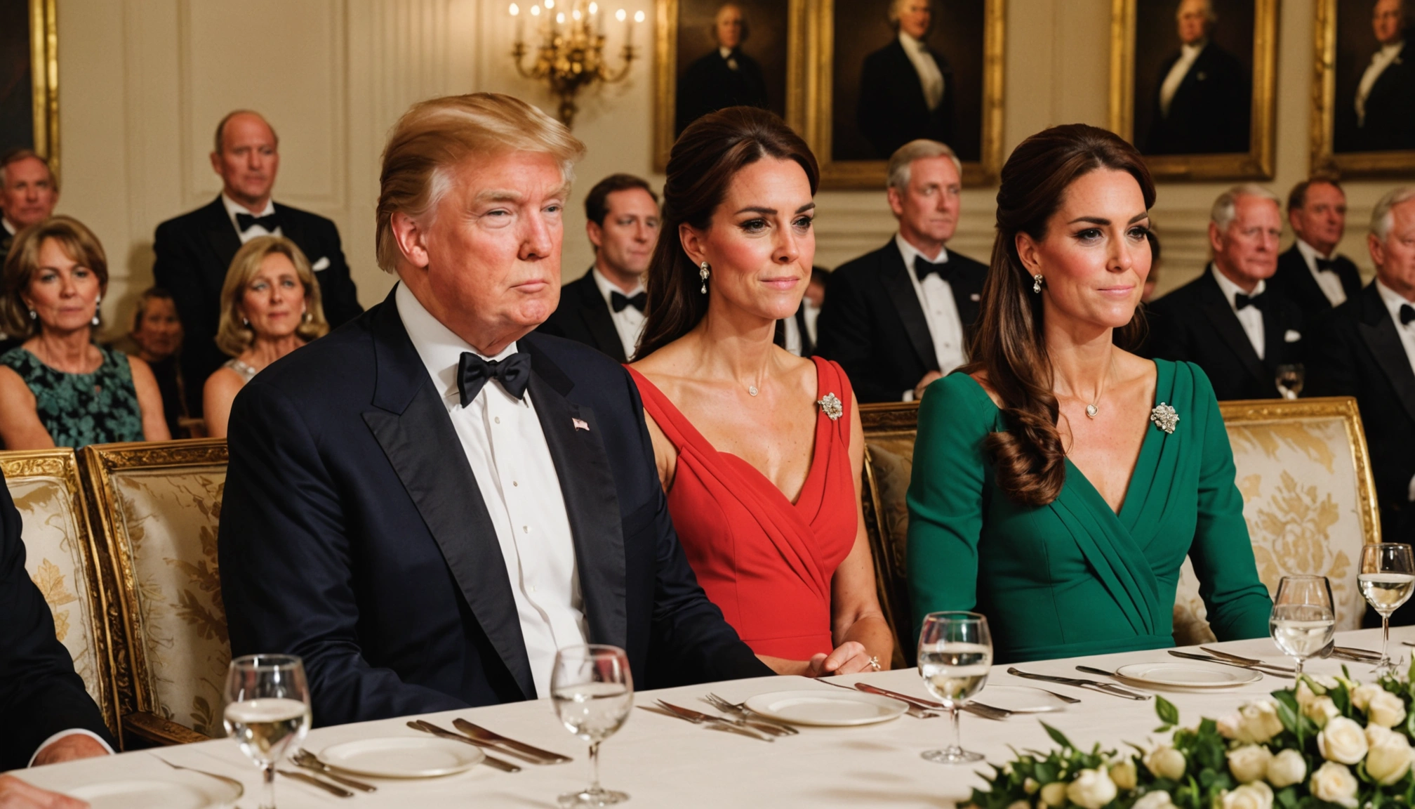 Kate Middleton får Donald Trump til at fremstå usædvanligt underdanig