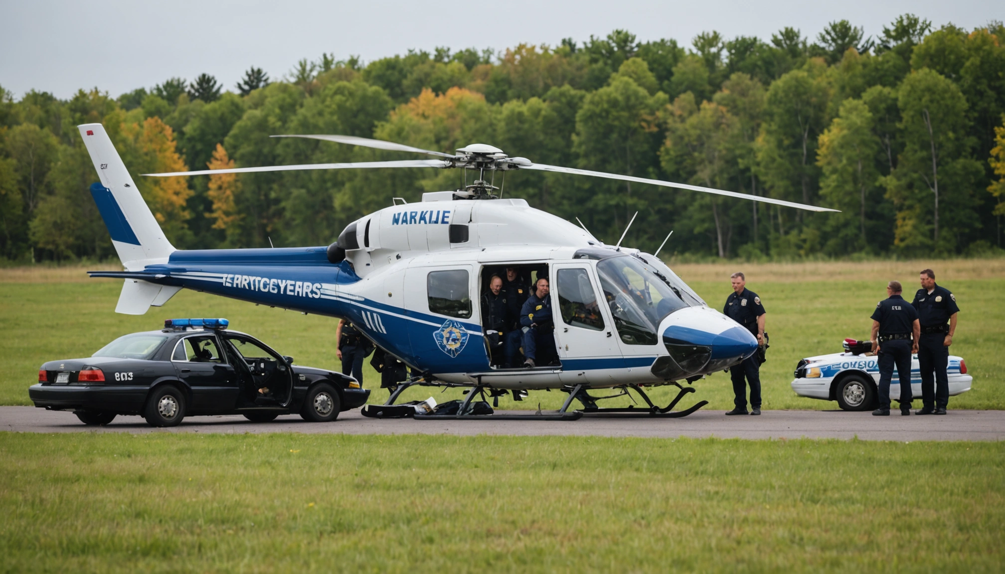 Helikopterulykke nær Airlake lufthavn: Ingen overlevende fundet