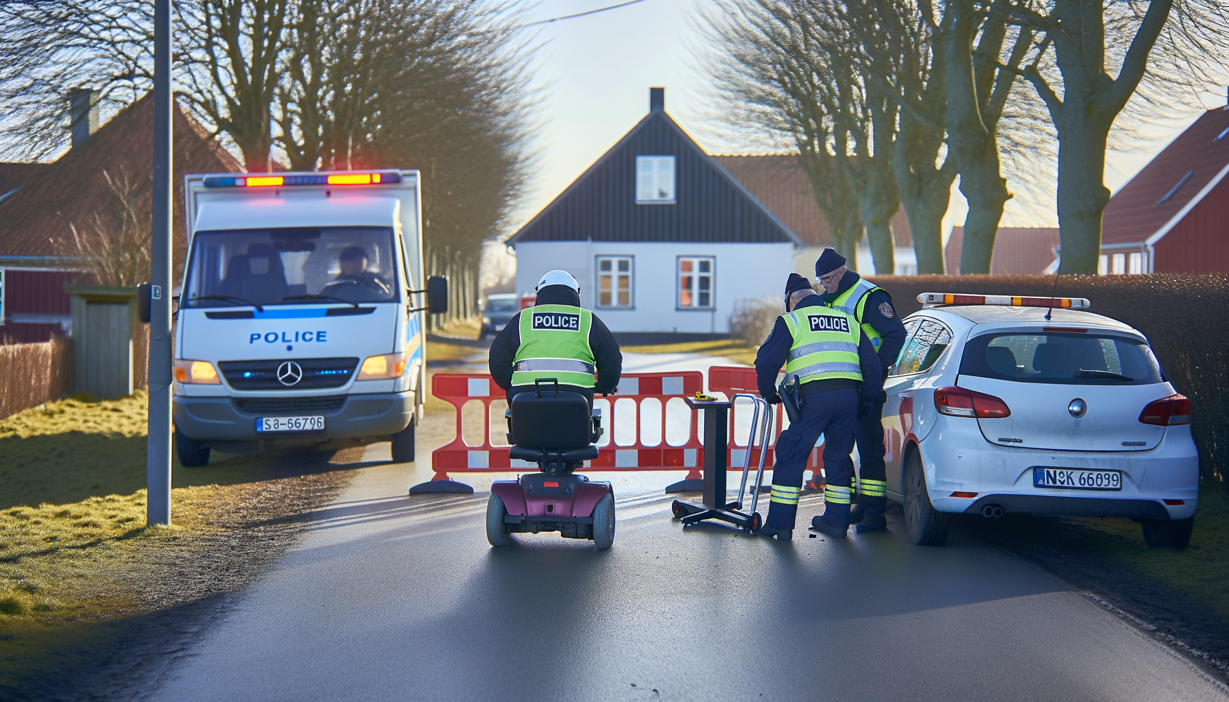 Dødsulykke i Videbæk: Handikapscooter ramt af køretøj