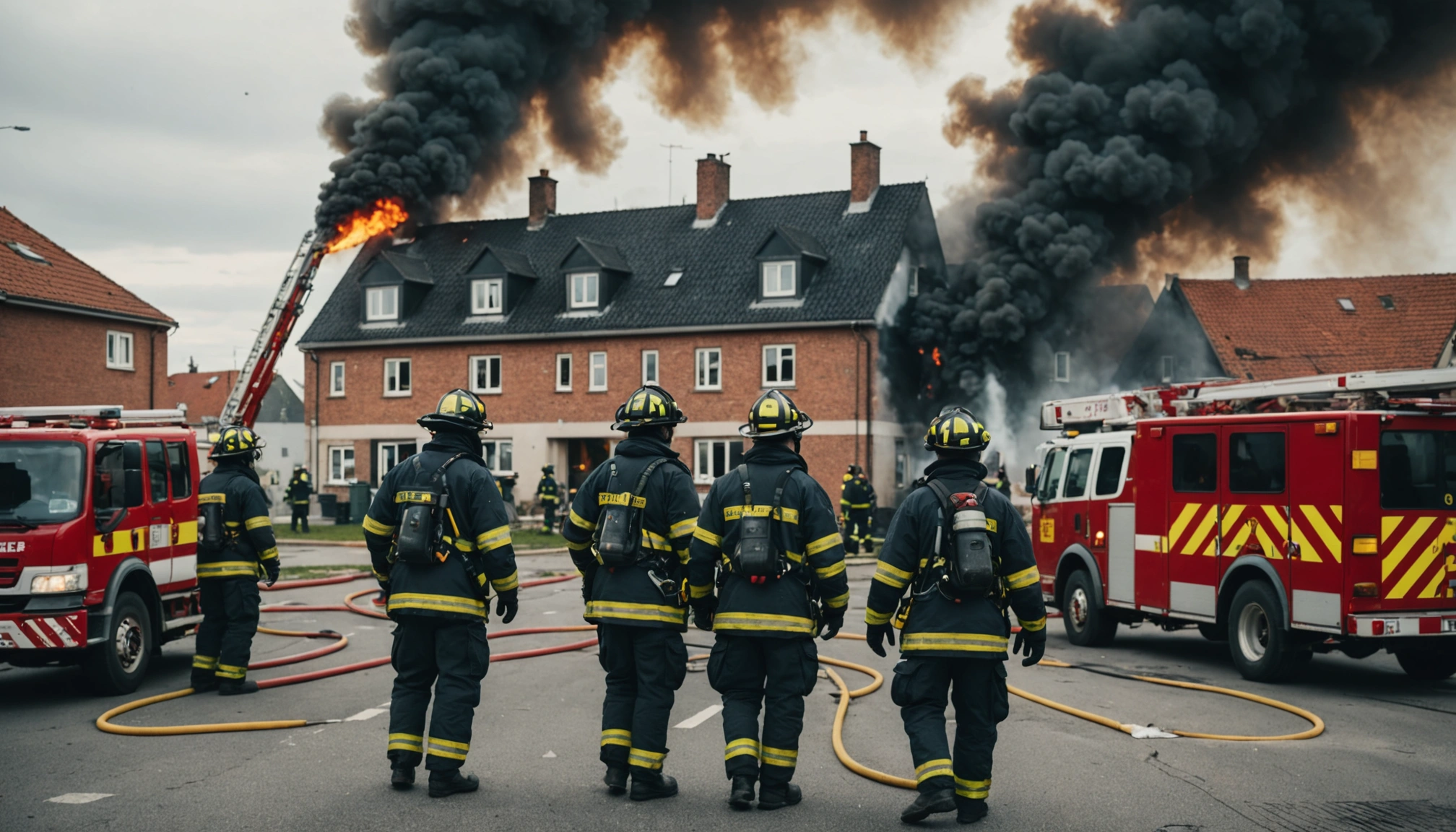 Omfattende brand i tilst ryster lokalsamfundet