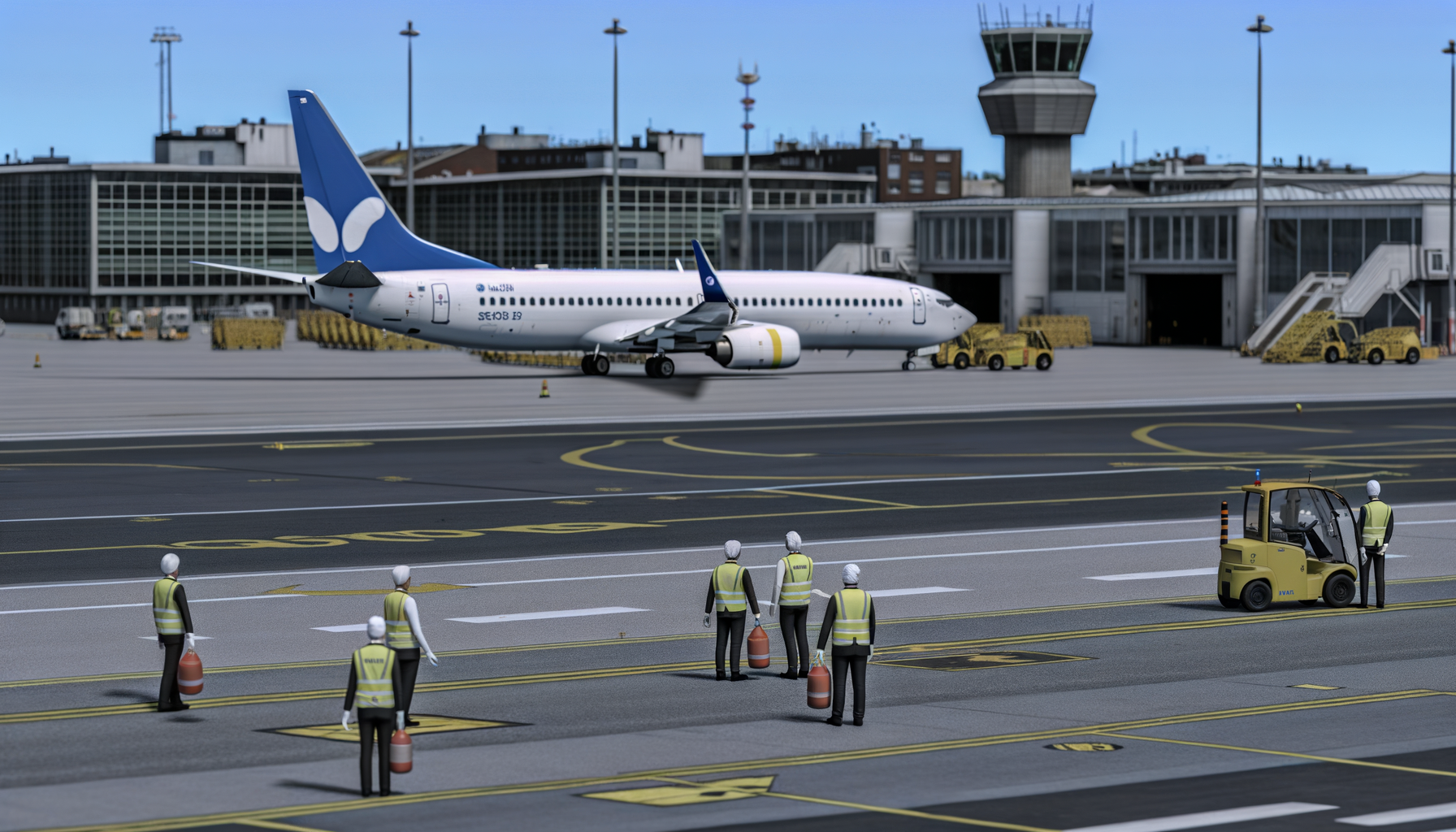 SAS-fly vender om efter teknisk fejl i København