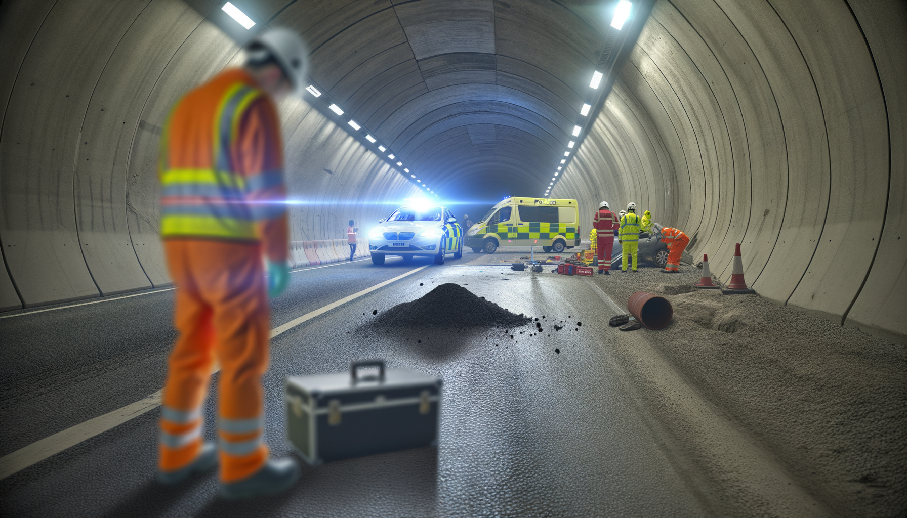 Vejarbejder dræbt ved alvorlig ulykke i Tårnbytunnelen