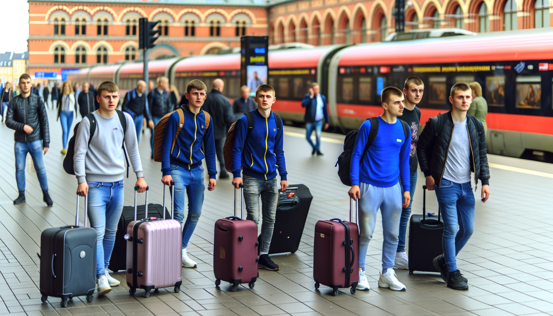 Unge ukrainske mænd strømmer til Danmark efter ophævet udrejseforbud