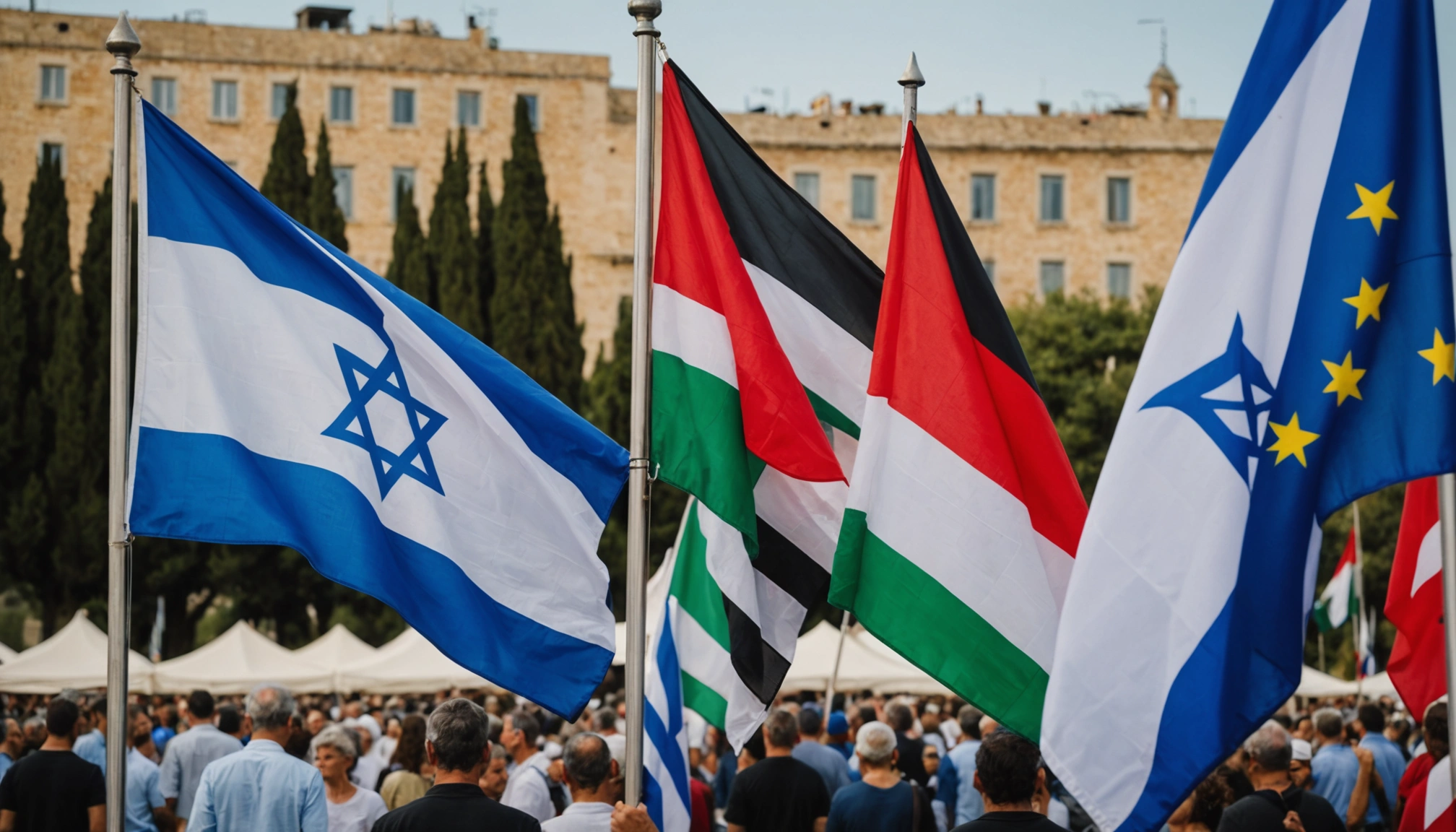 EU's handelsaftale og konflikten mellem Israel og Hamas