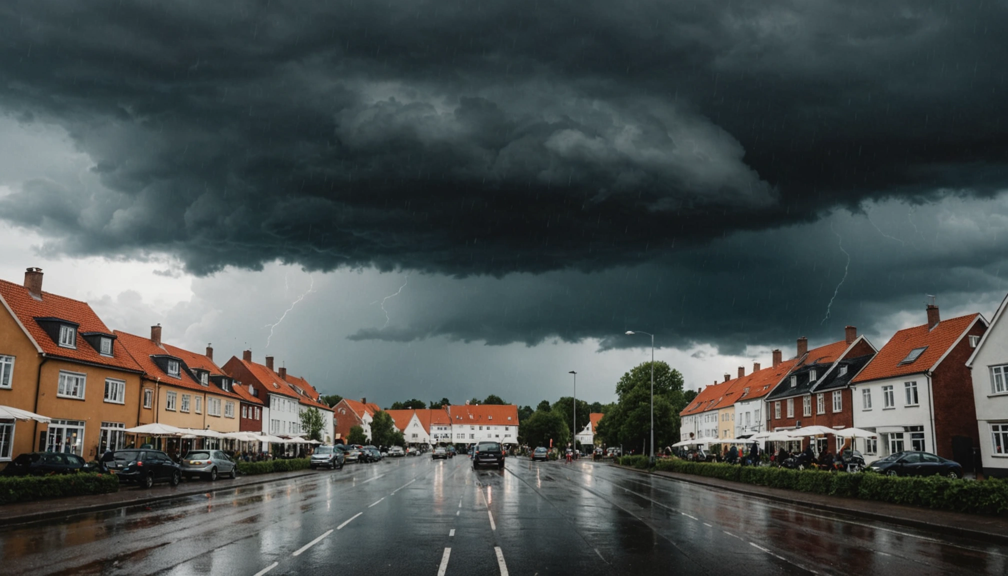 DMI varsler skybrud og tordenvejr i Danmark onsdag
