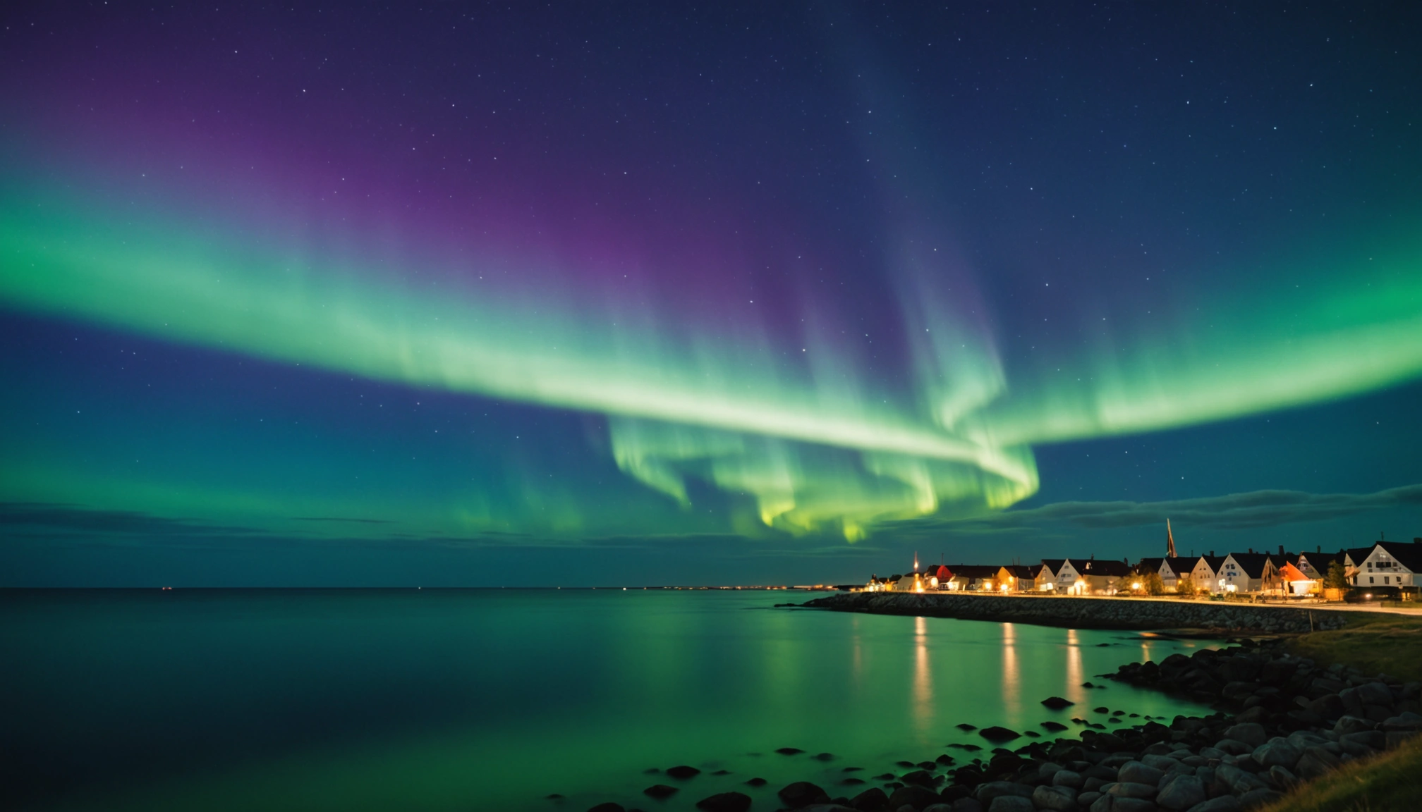 Imponerende nordlys har lyst op over Danmark flere nætter i træk