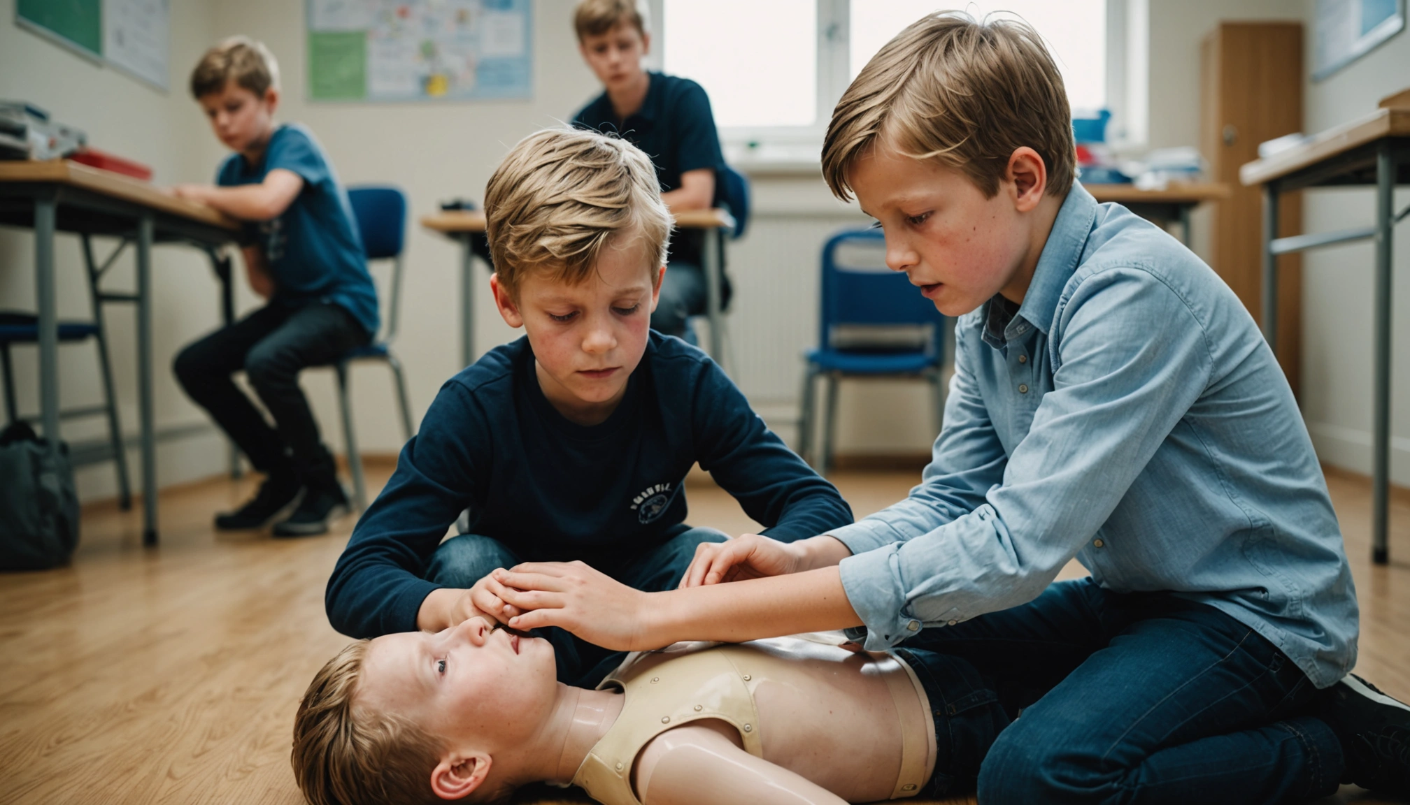 Børnehavebørn og voksne reddede liv med hurtig indsats