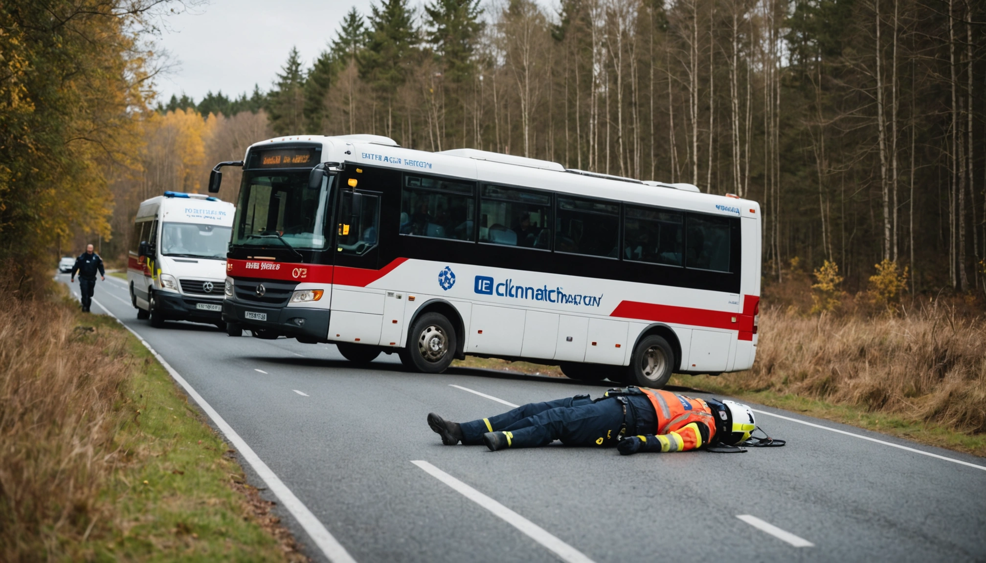Alvorlig busulykke i Linköping: tre hårdt sårede og flere kvæstede