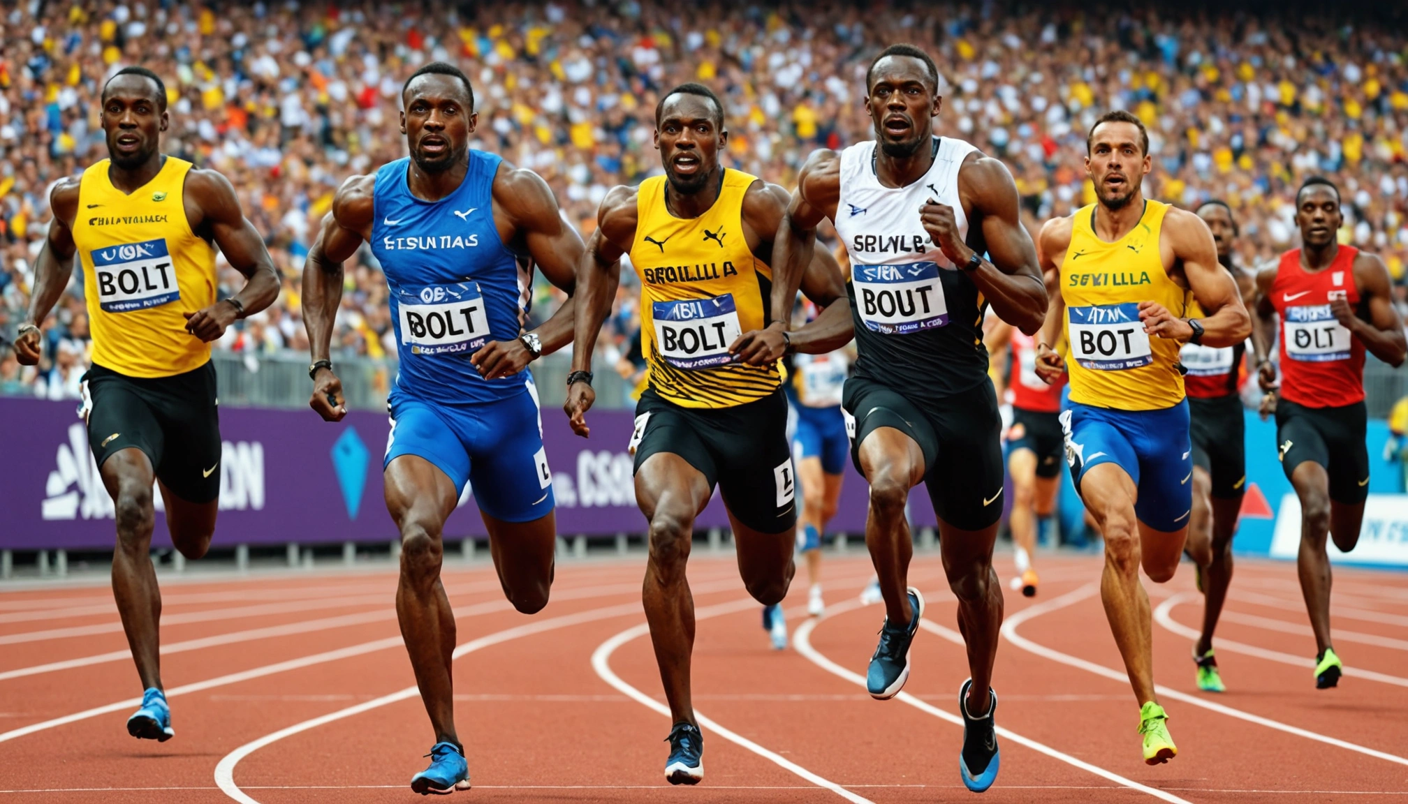 Seville storms to 100m gold with Bolt's cheers at World Athletics
