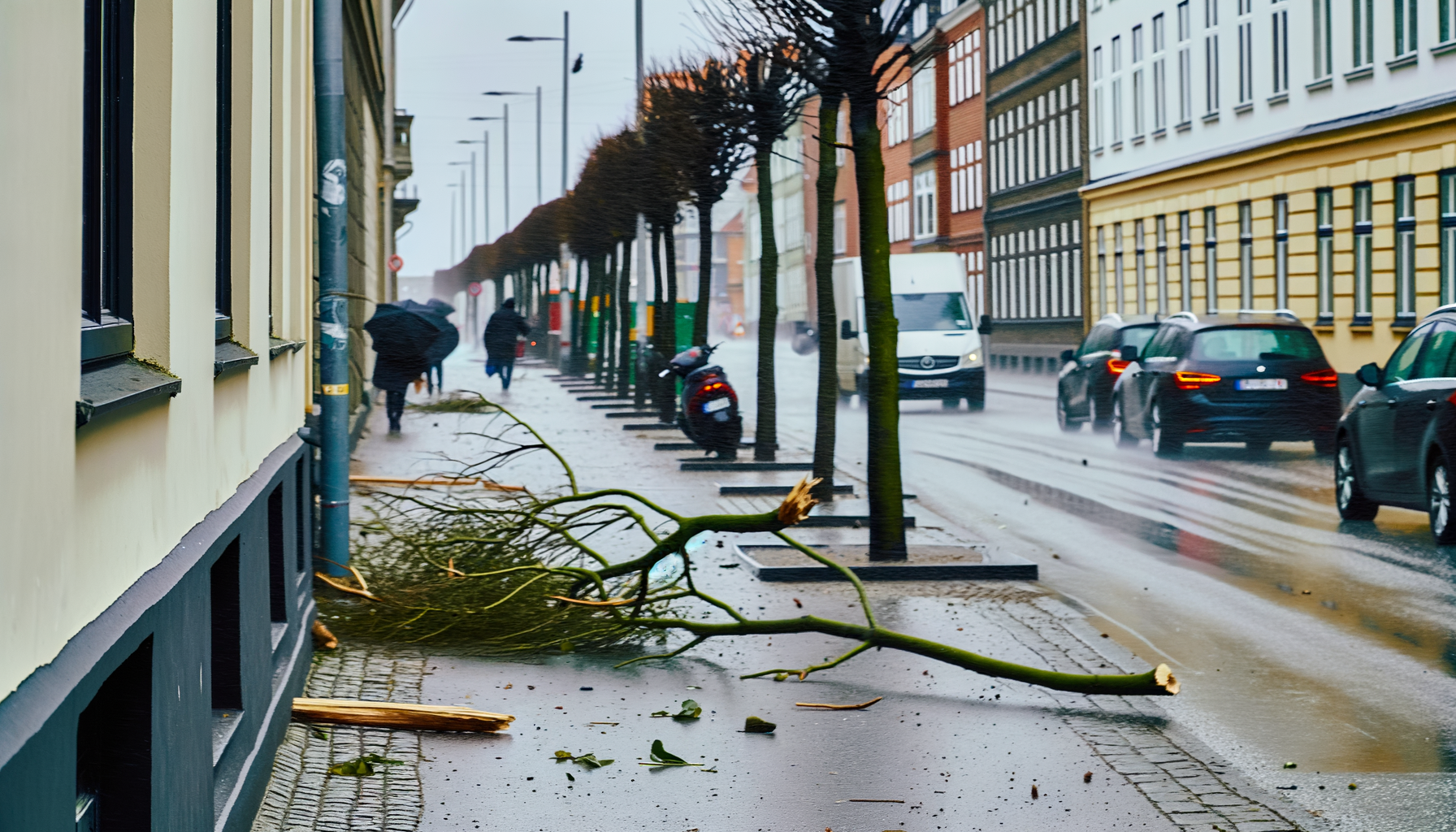 Storm og kraftige vindstød rammer Danmark i weekenden