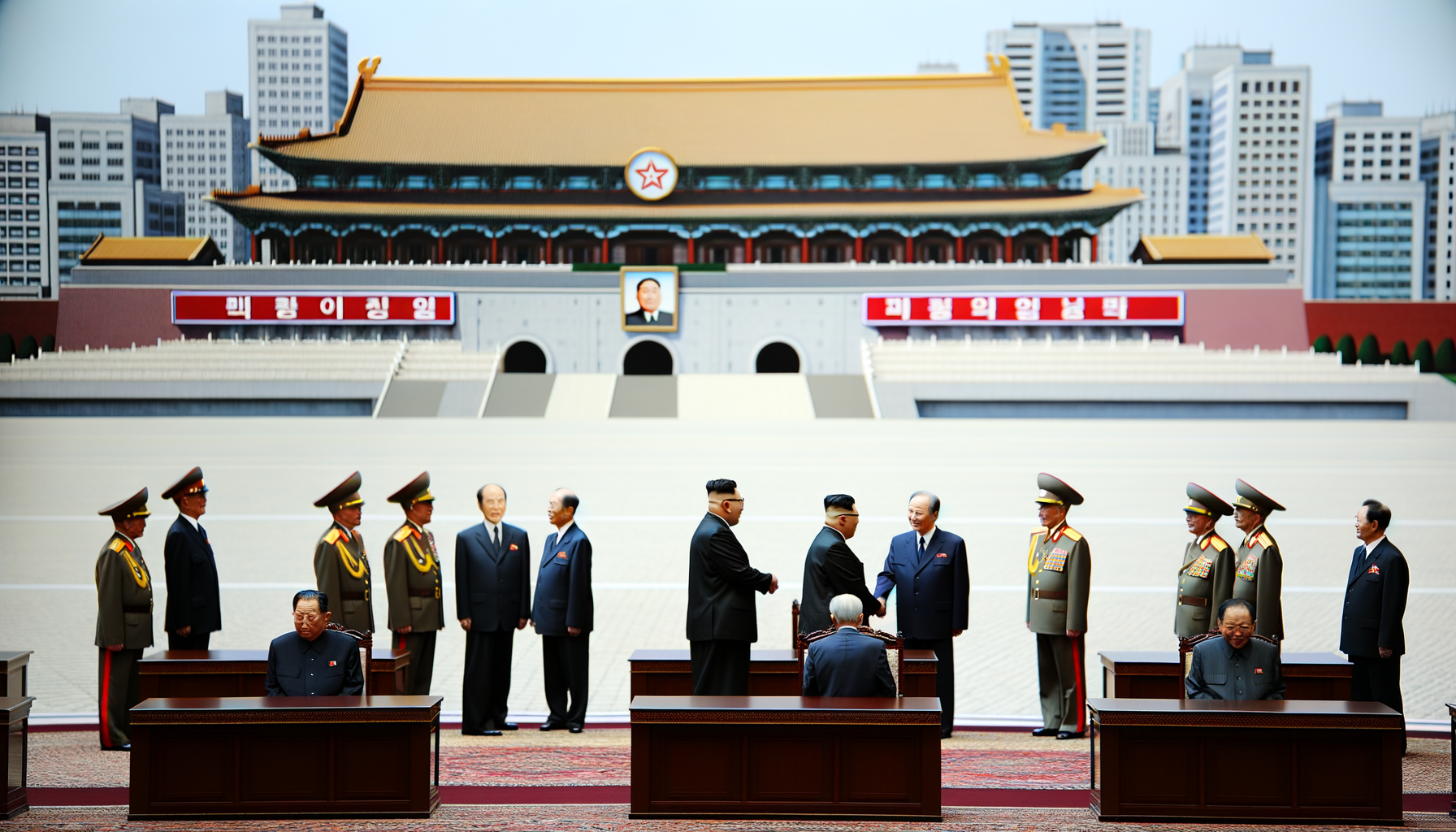 Kina og Rusland styrker bånd til Nordkorea ved sjældent besøg