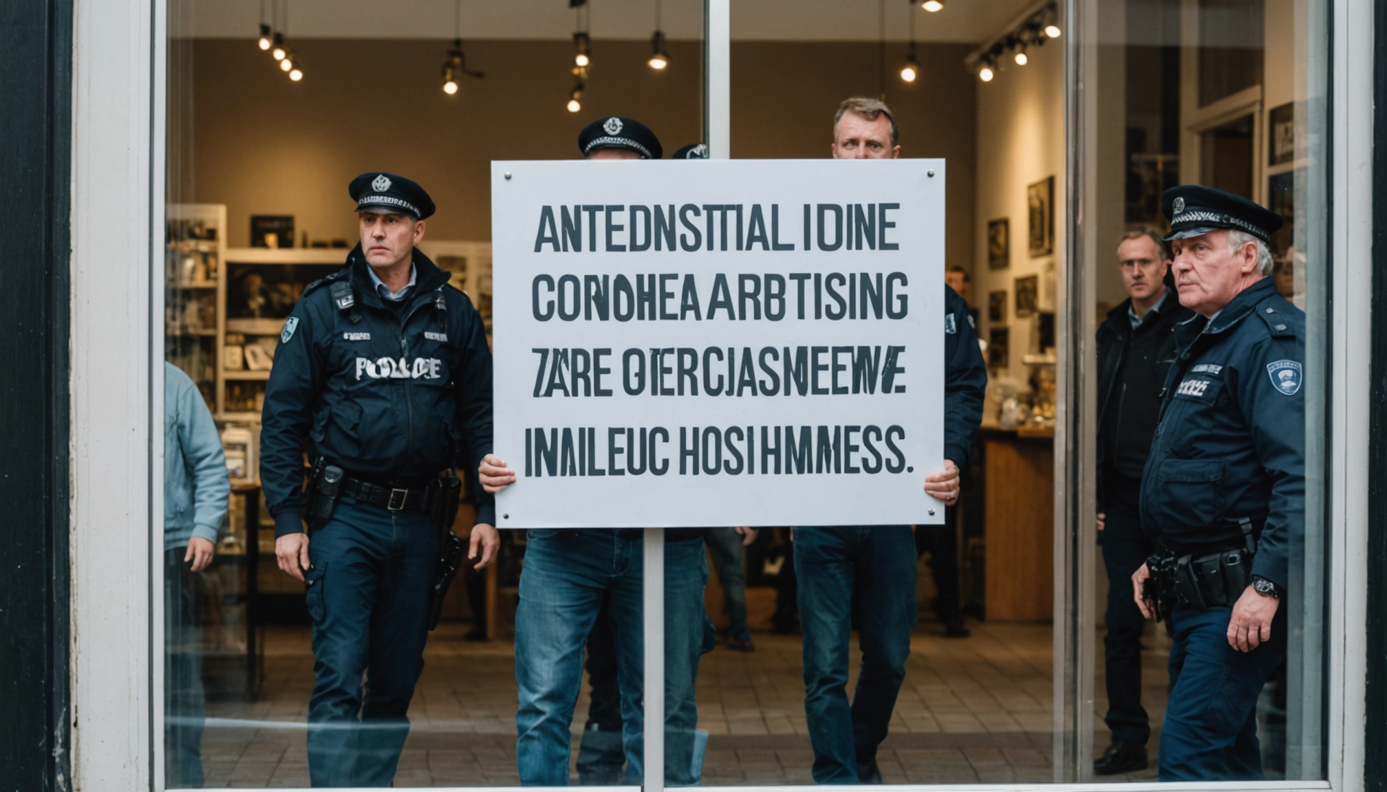 Chokbølge efter antisemitisk skilt i Flensborg