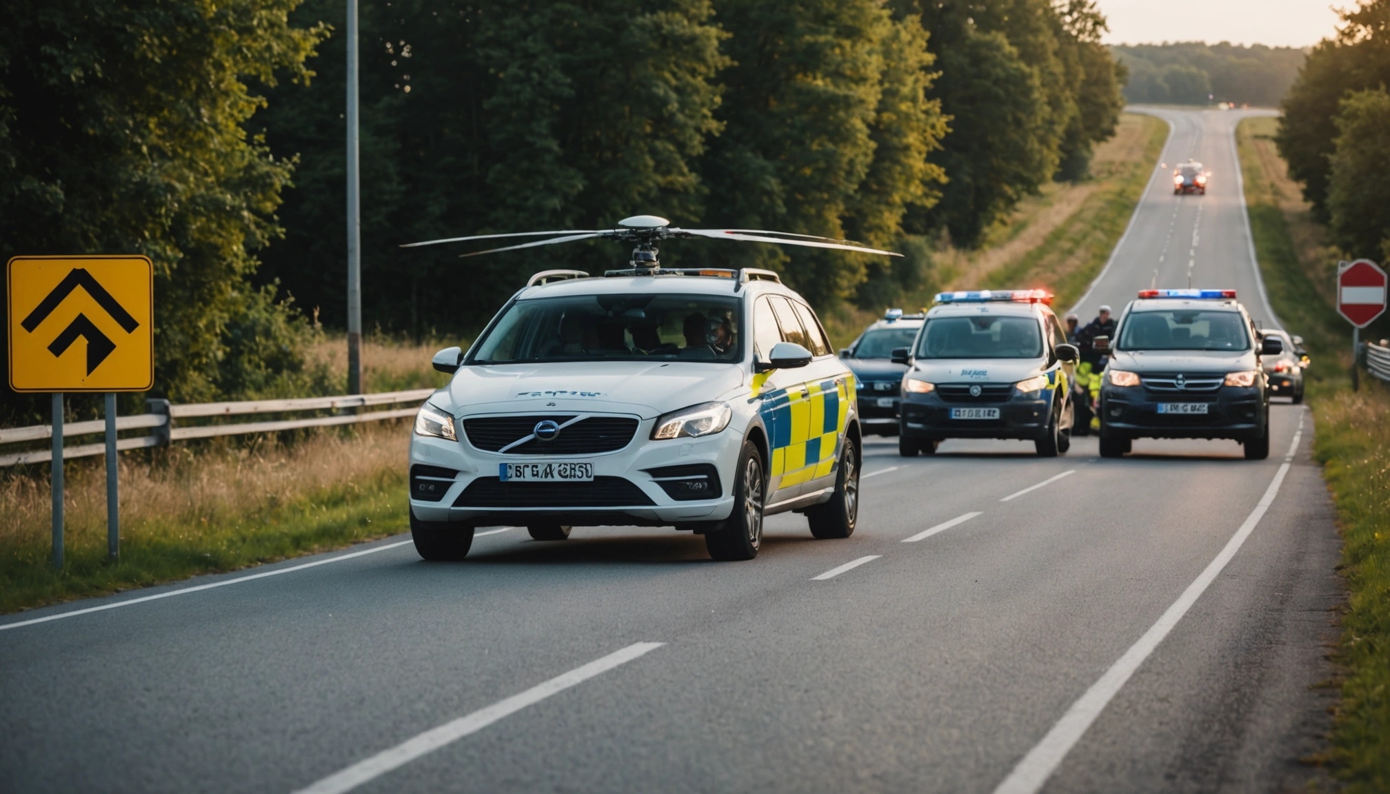 Kvinde fløjet til behandling efter alvorlig ulykke ved Tønder