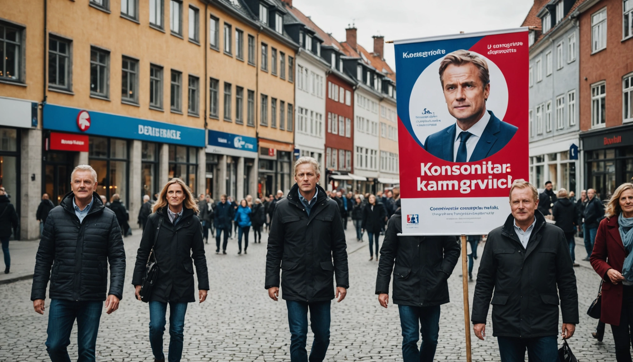 De konservatives kampagne skaber debat i dansk politik