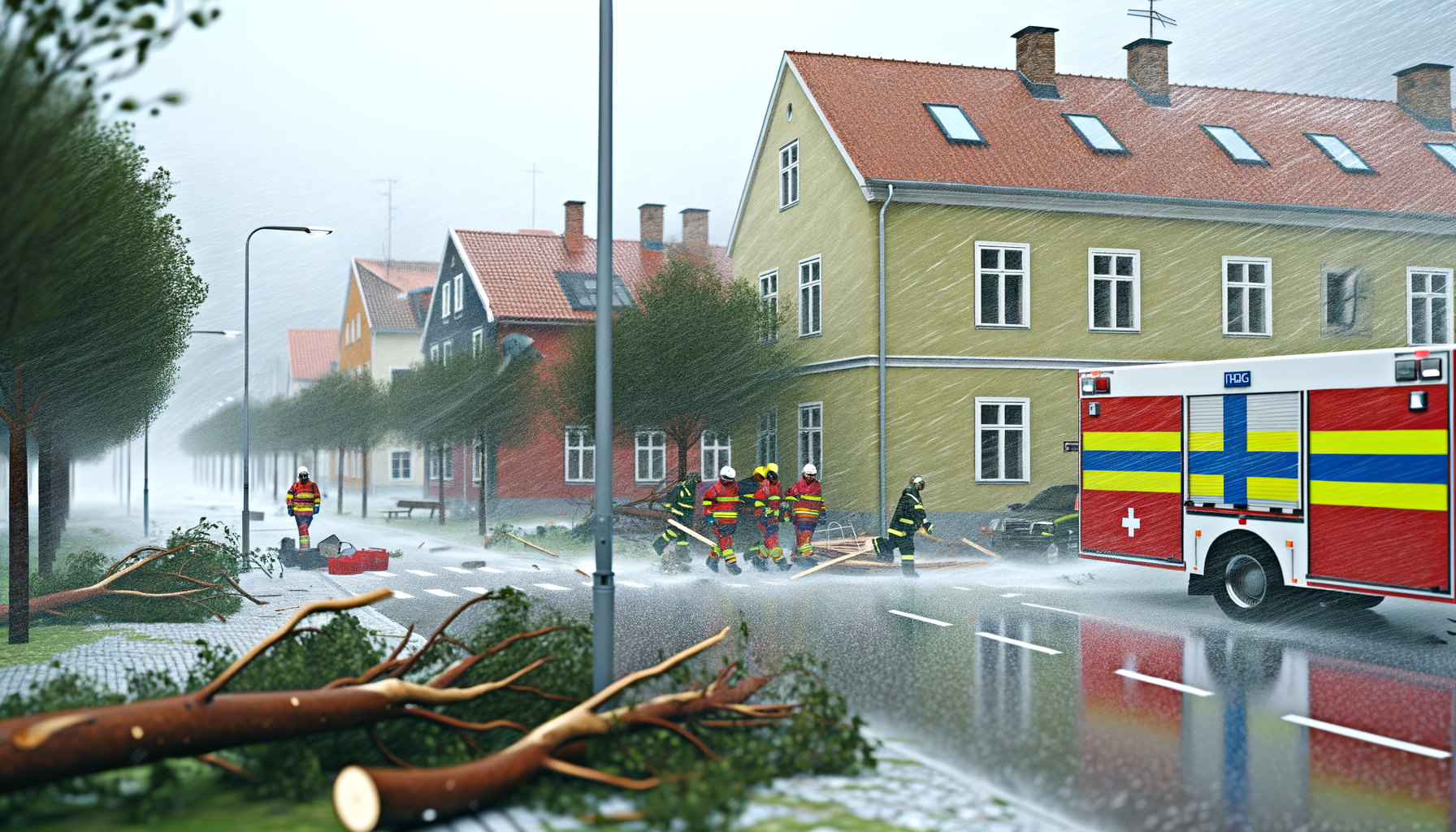 Stormen Amy ramte Norge hårdere end Danmark