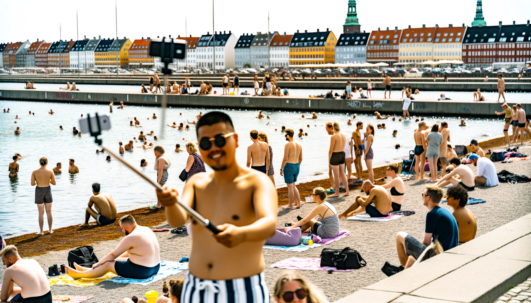 Ubehagelige videoer fra københavnske havnebad deles på youtube