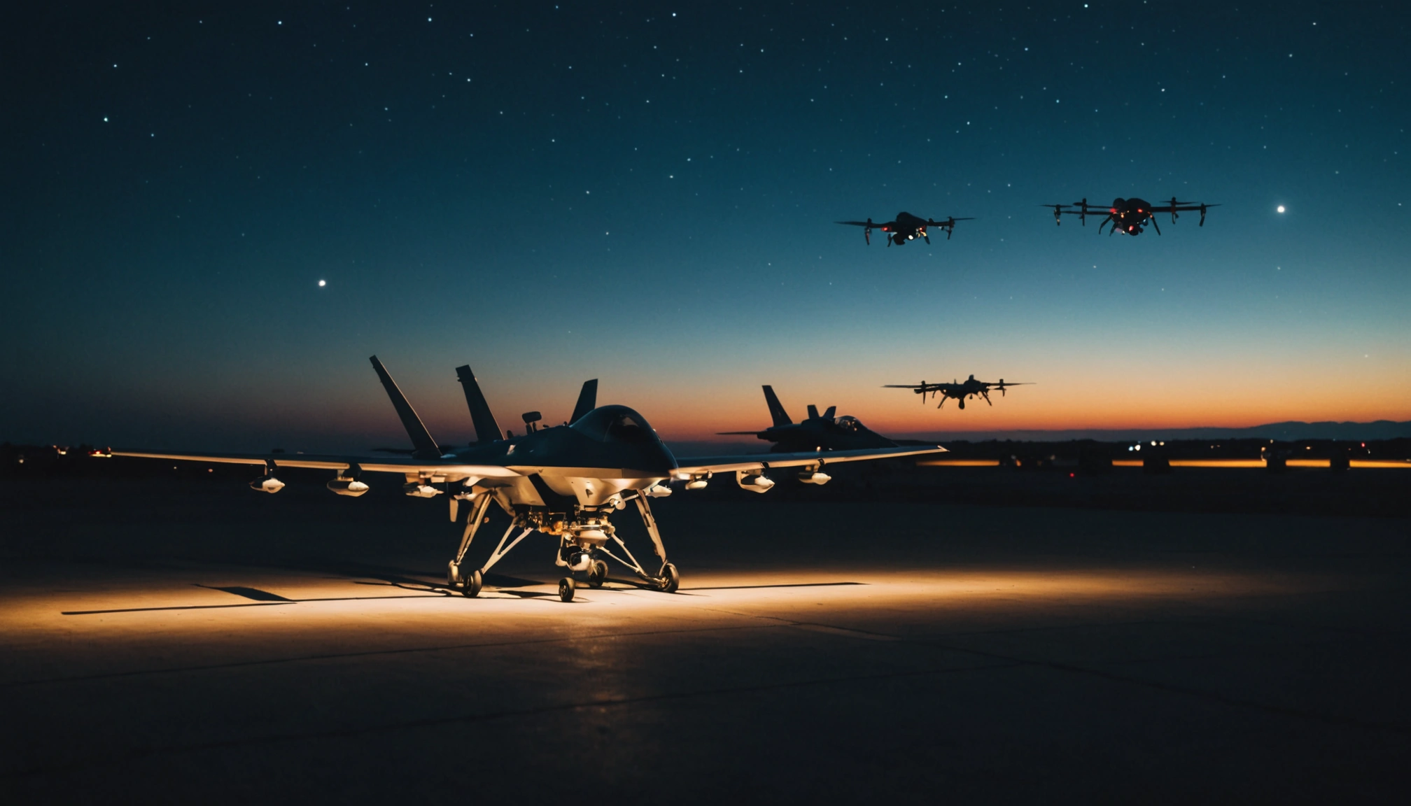 Mystisk droneaktivitet over flyvestation skrydstrup vækker opmærksomhed