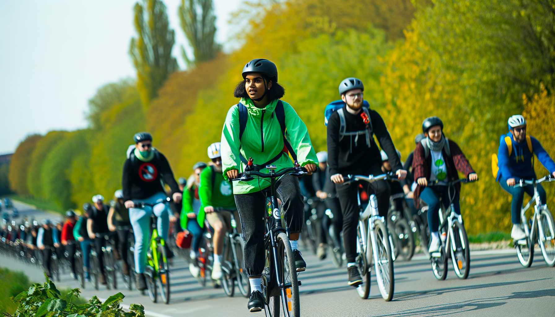 Klimaaktivister cykler 8.000 km for grøn transport