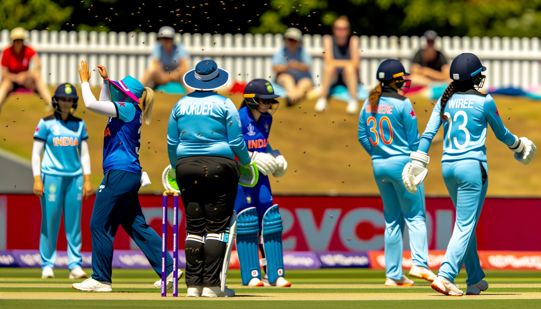 When Flies Halt Play: The Bugbuster Moment In Women’s Cricket