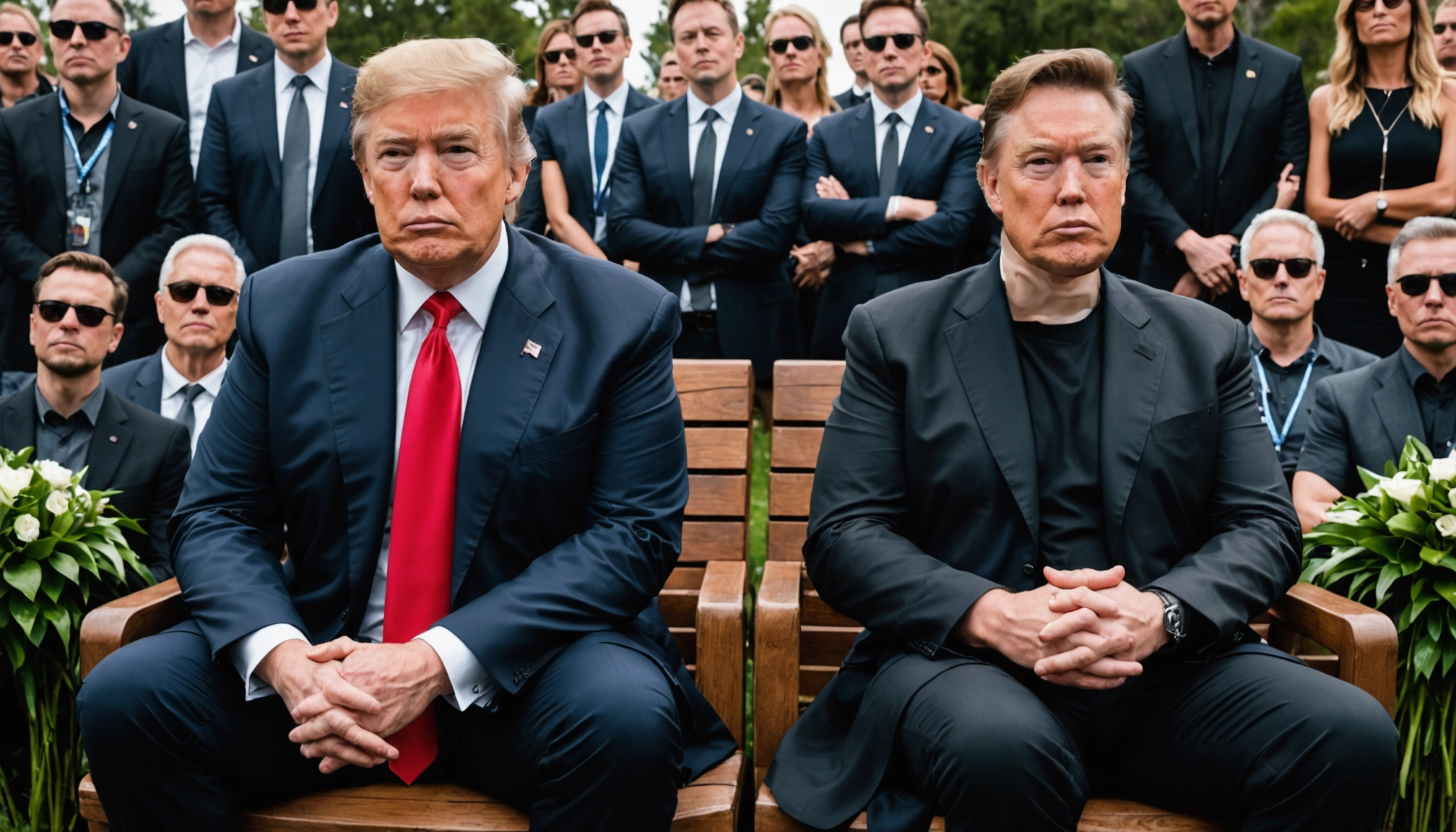 Trump og Musk mødes igen ved mindeceremoni i USA