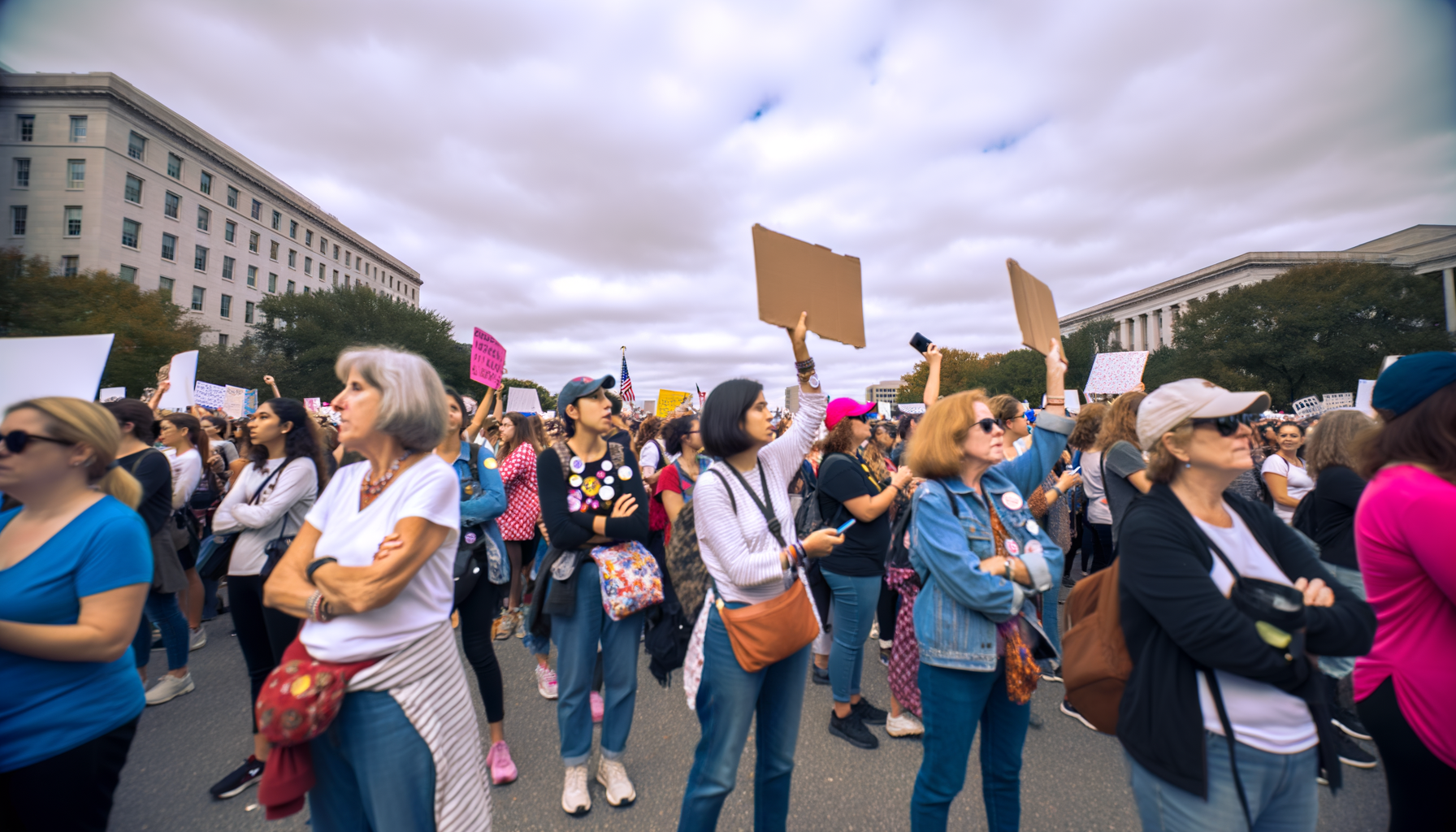 Massedemonstrationer mod Trump ryster USA og Europa