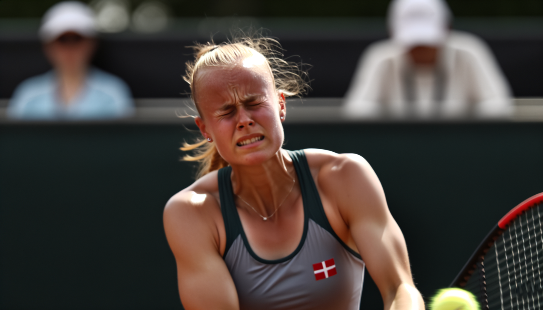 Clara Tausons kamp i Ningbo endte med rygproblemer