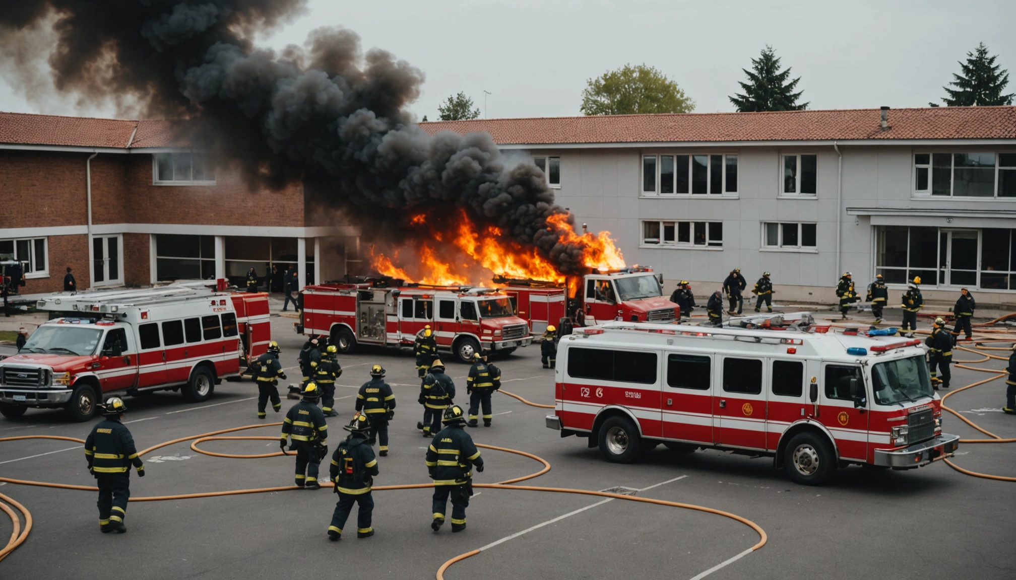 Mindre brand på finderuphøj skole i viborg førte til evakuering