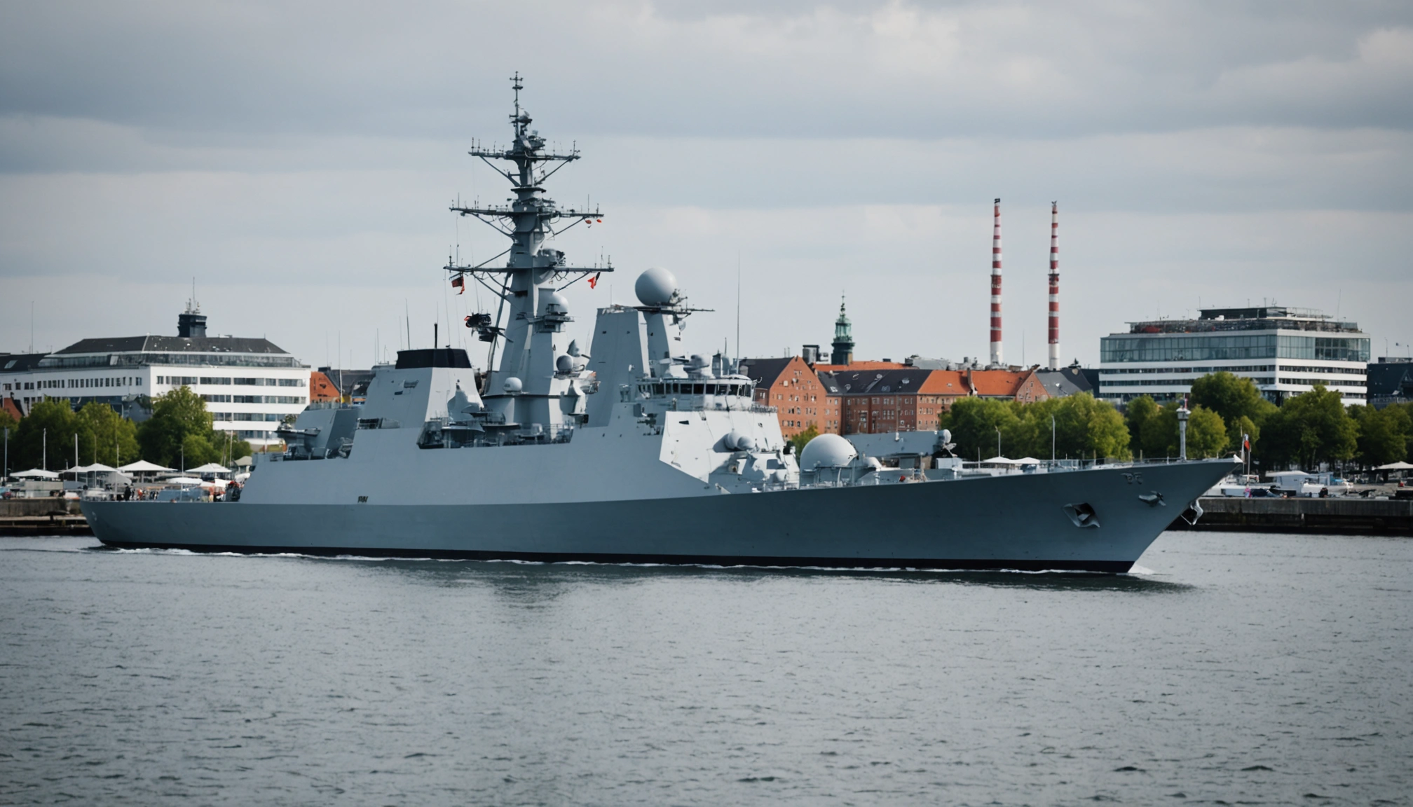 FGS Hamburg styrker Københavns luftforsvar under EU-topmøde