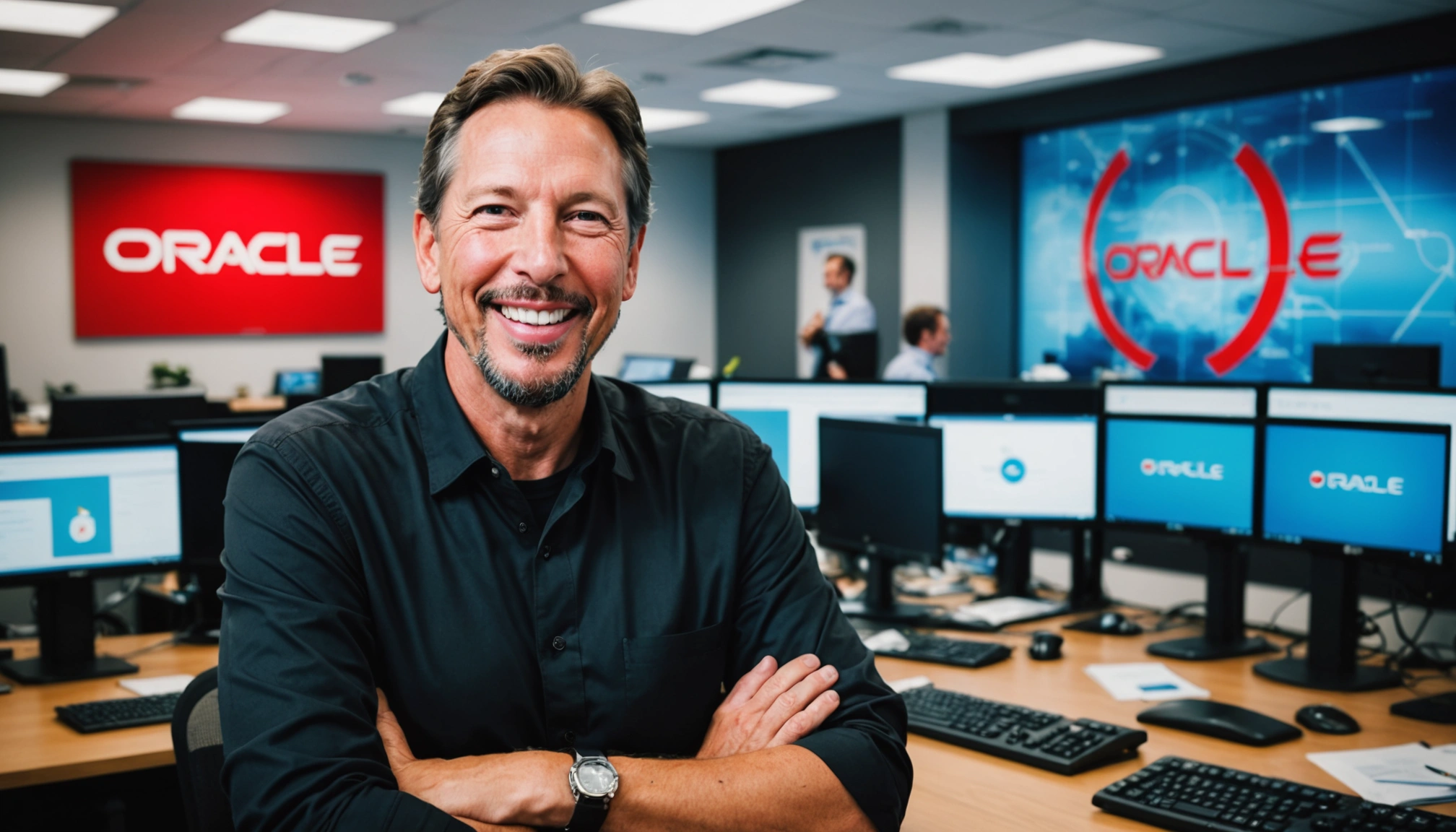 Larry Ellison kortvarigt verdens rigeste mand i 2024