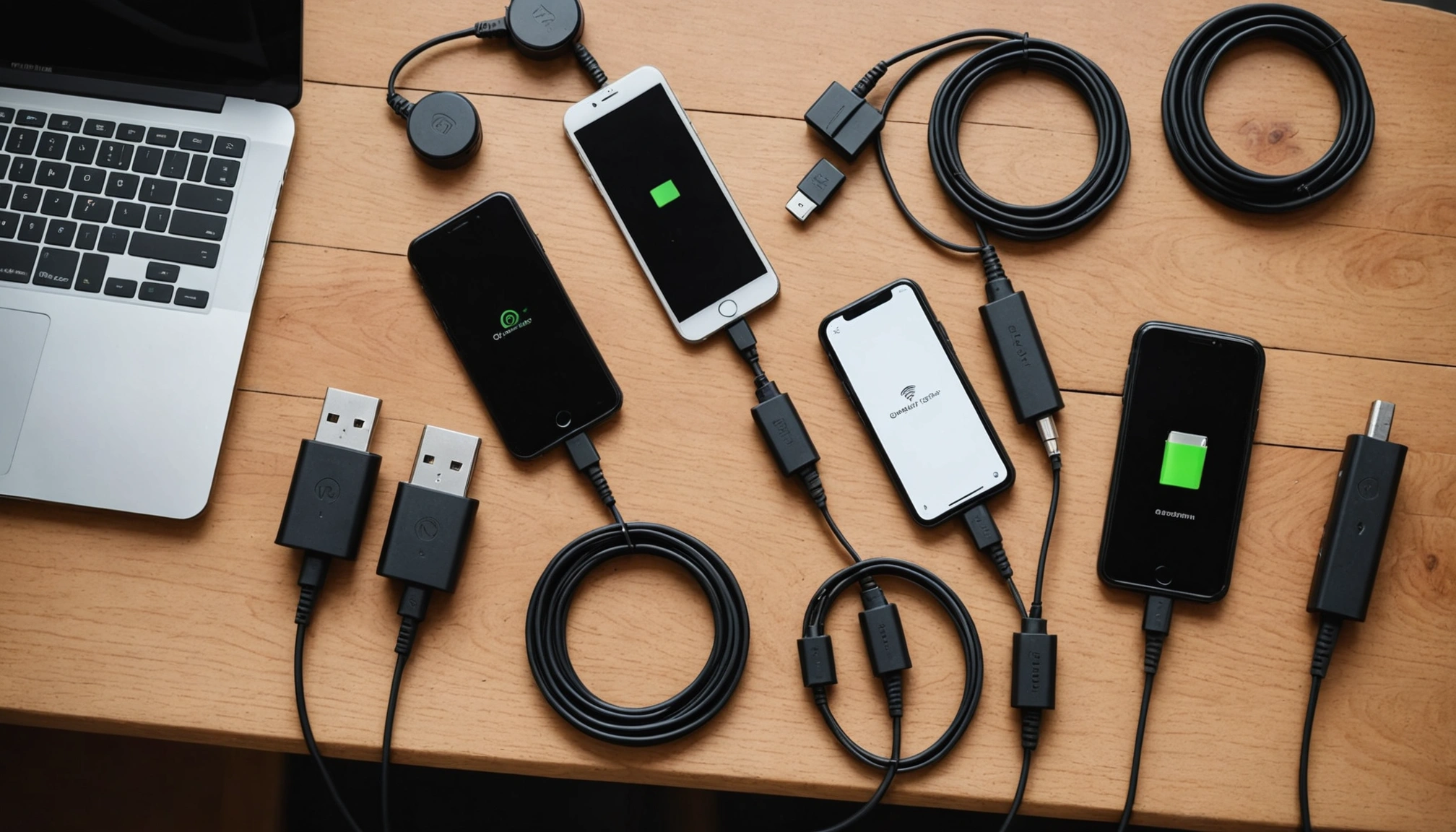 Slip for kabelbøvl med et smart universalkabel