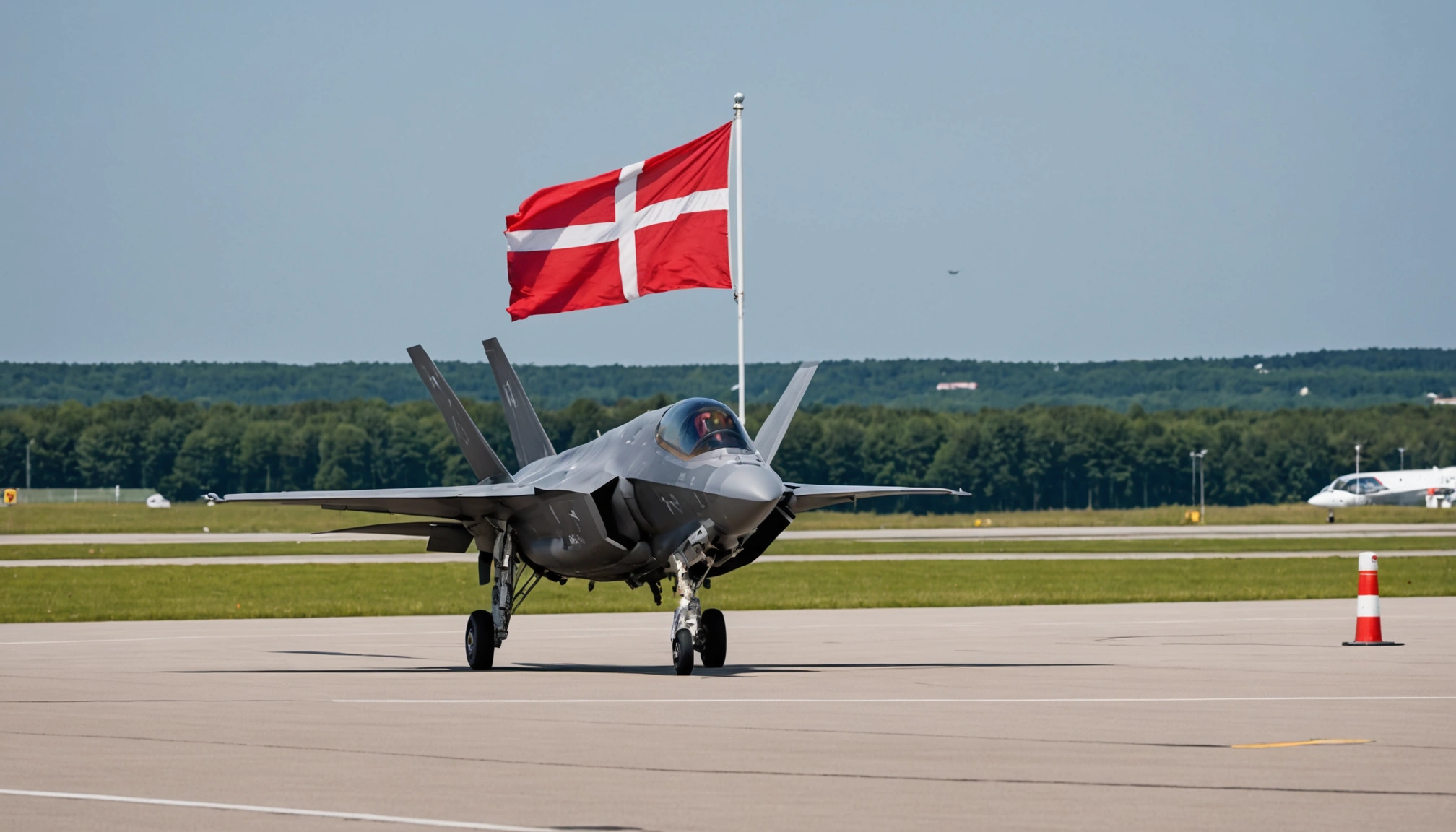 F35-flyene lander på Bornholm og styrker Danmarks forsvar